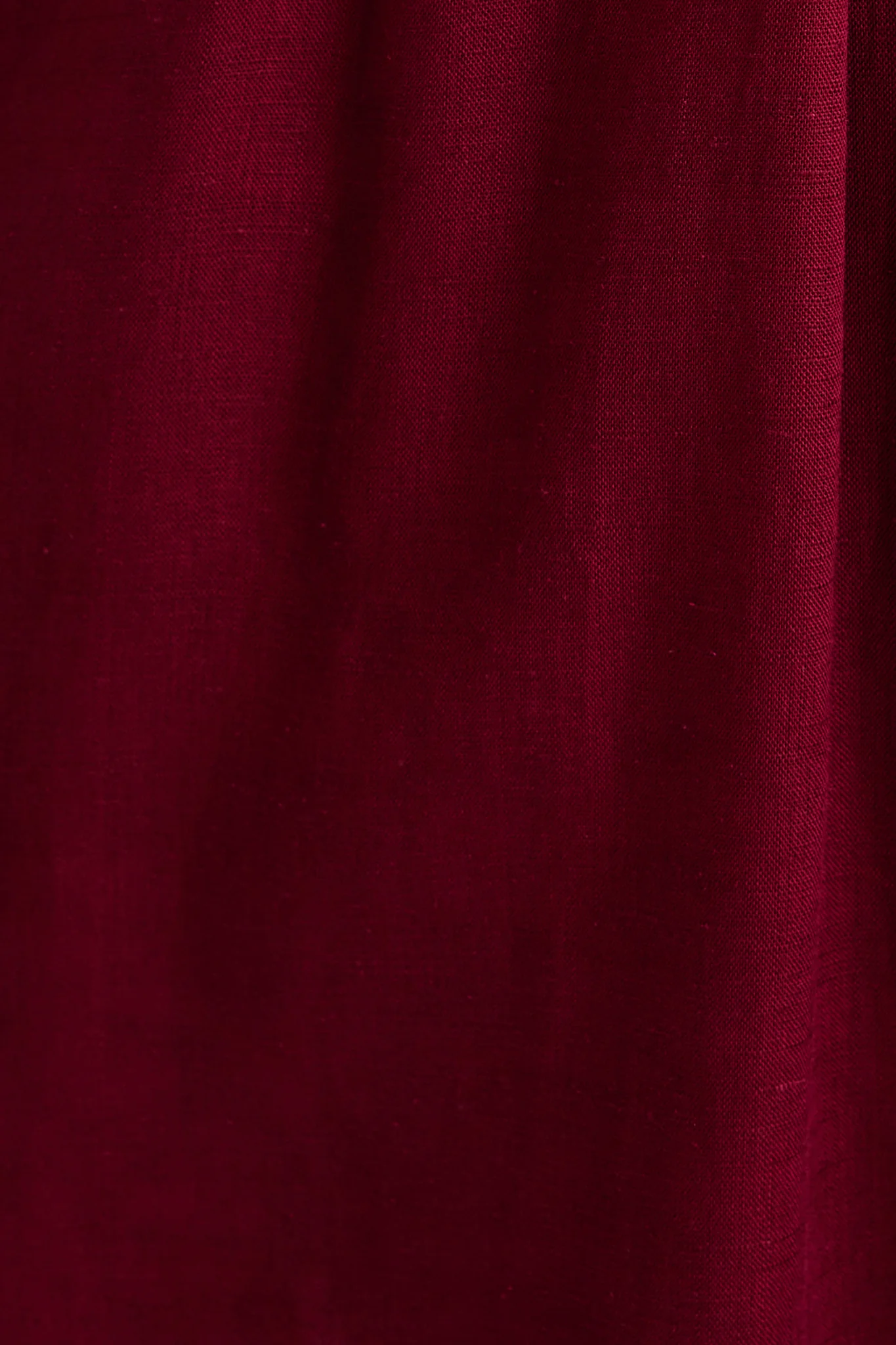 Accelerate Shirt Dress in Wine Linen Blend - Image 6