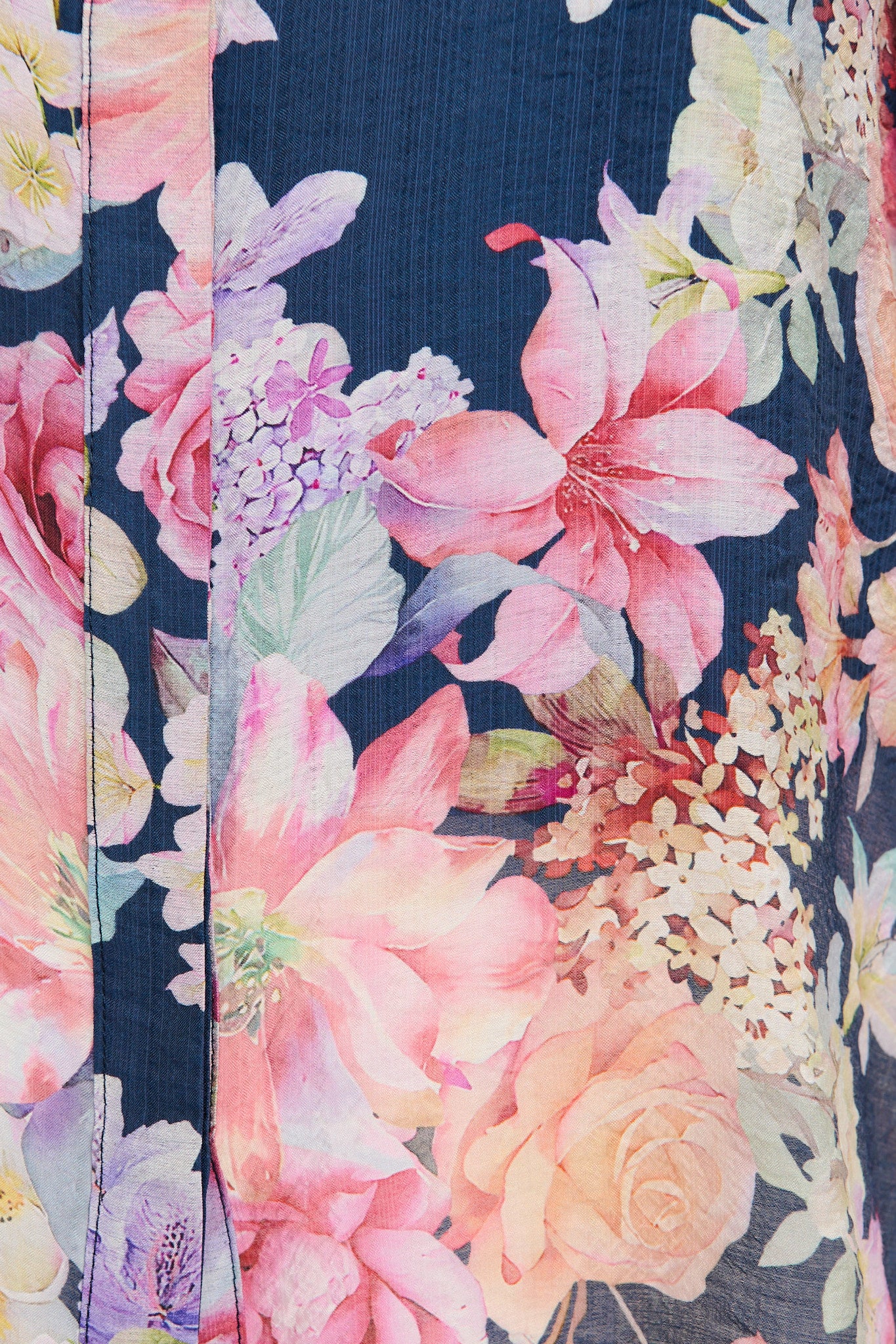 Aeryn Shirt in Navy with Multi Floral - Image 6