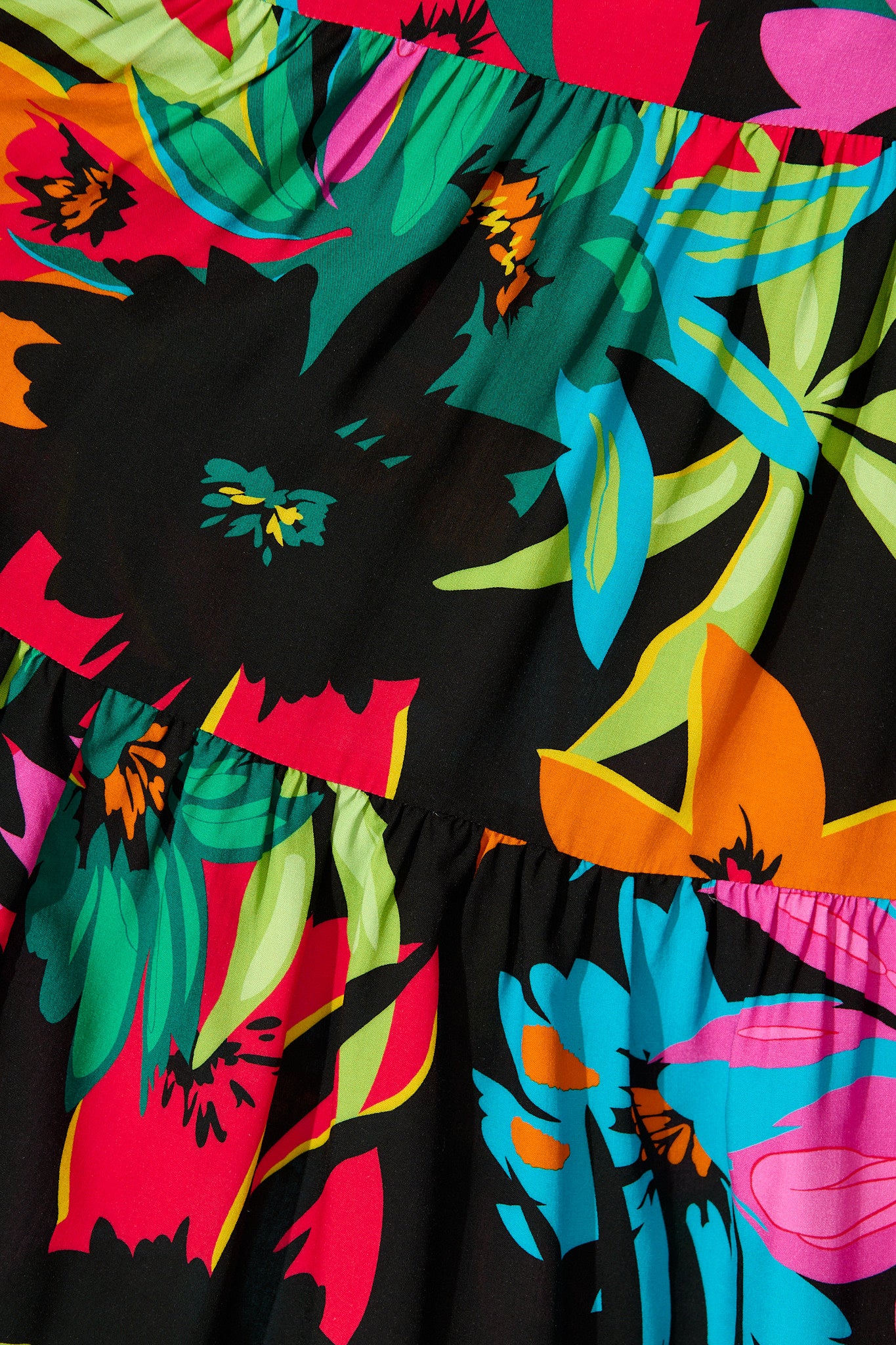 Allyza Dress in Black Multi Floral - Image 6