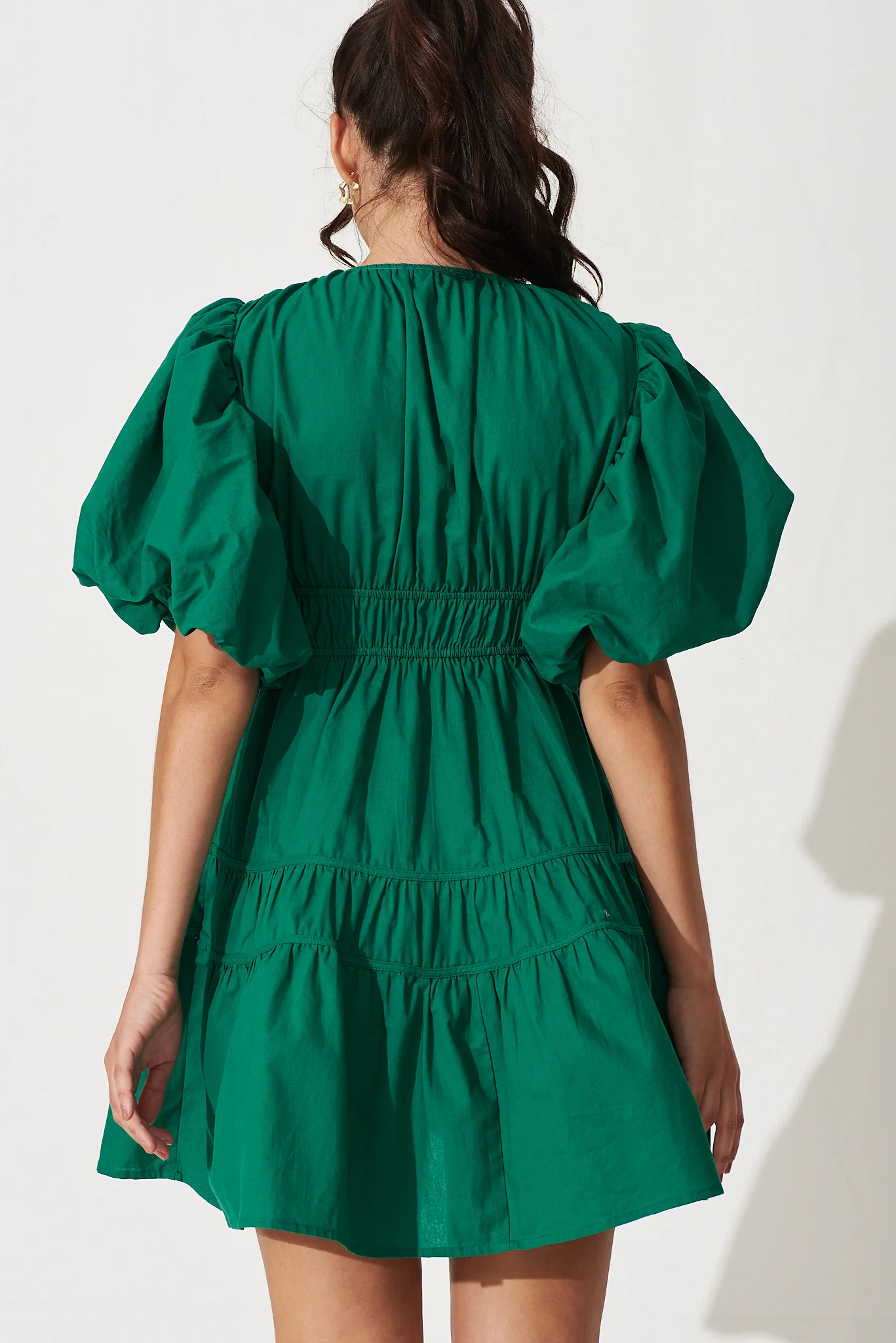 Amarusso Dress In Green Cotton - Image 6