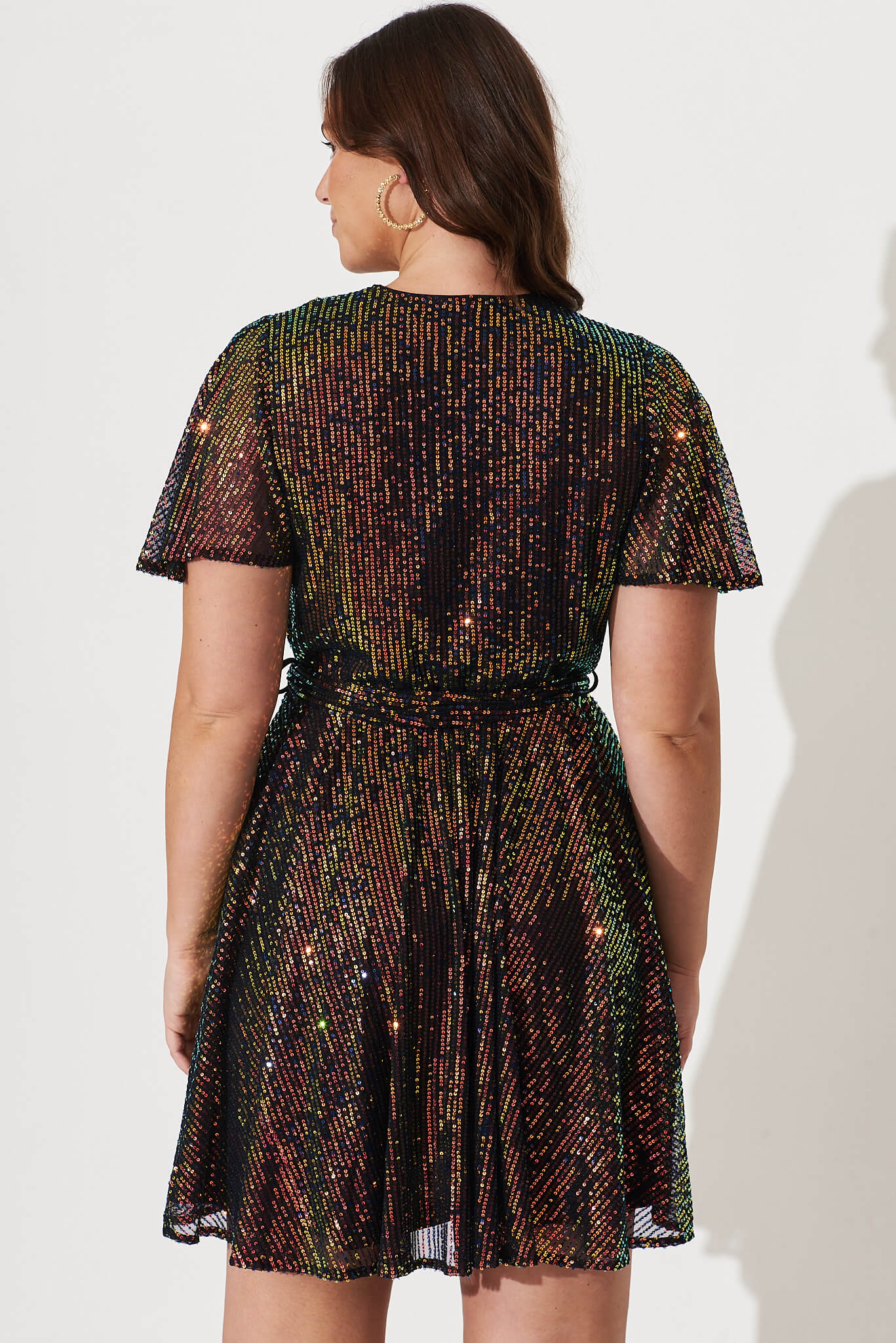 Amoretto Dress In Multi Sequin - Image 10