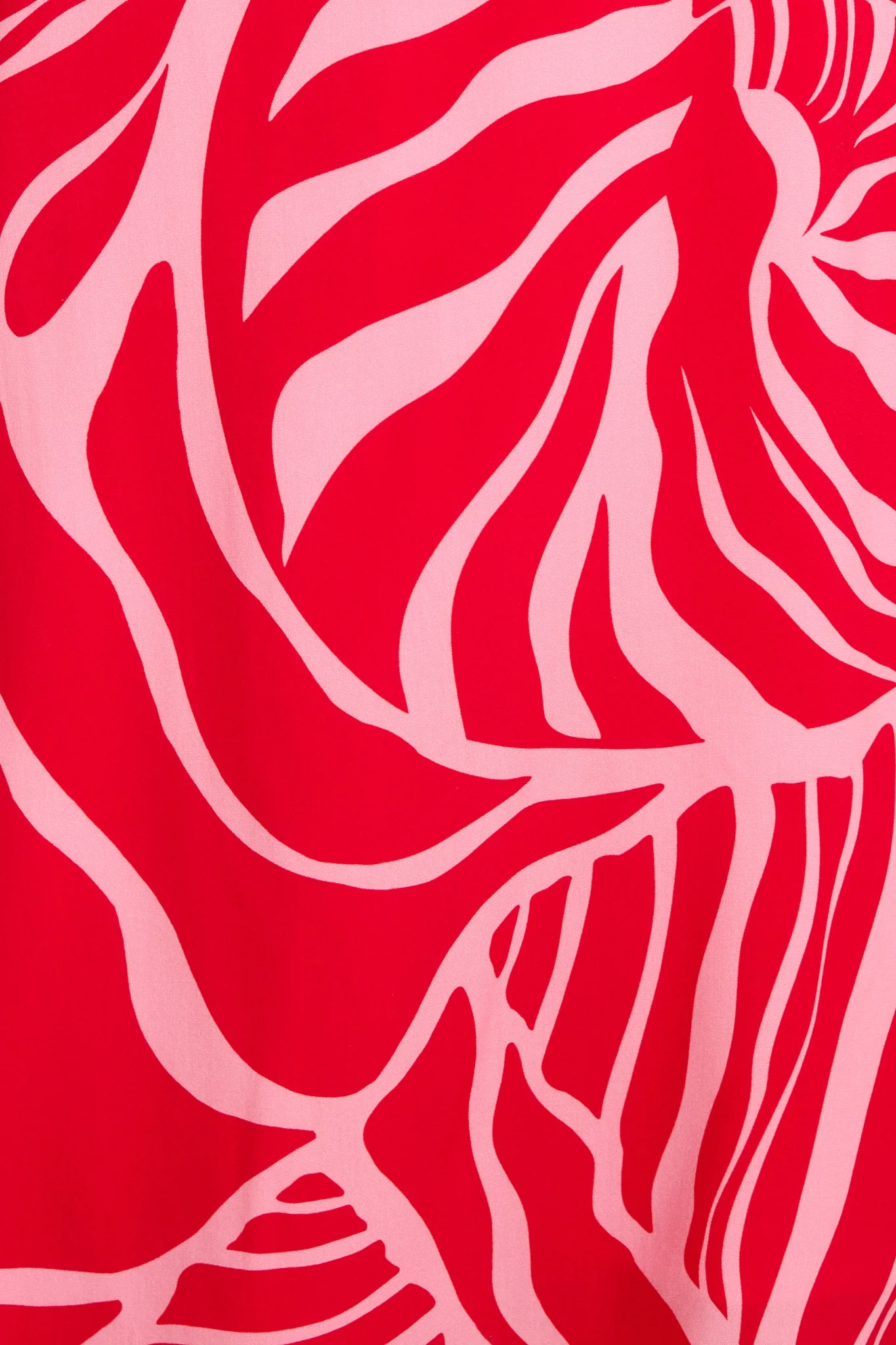 Aniyah Dress in Red with Pink Print - Image 6