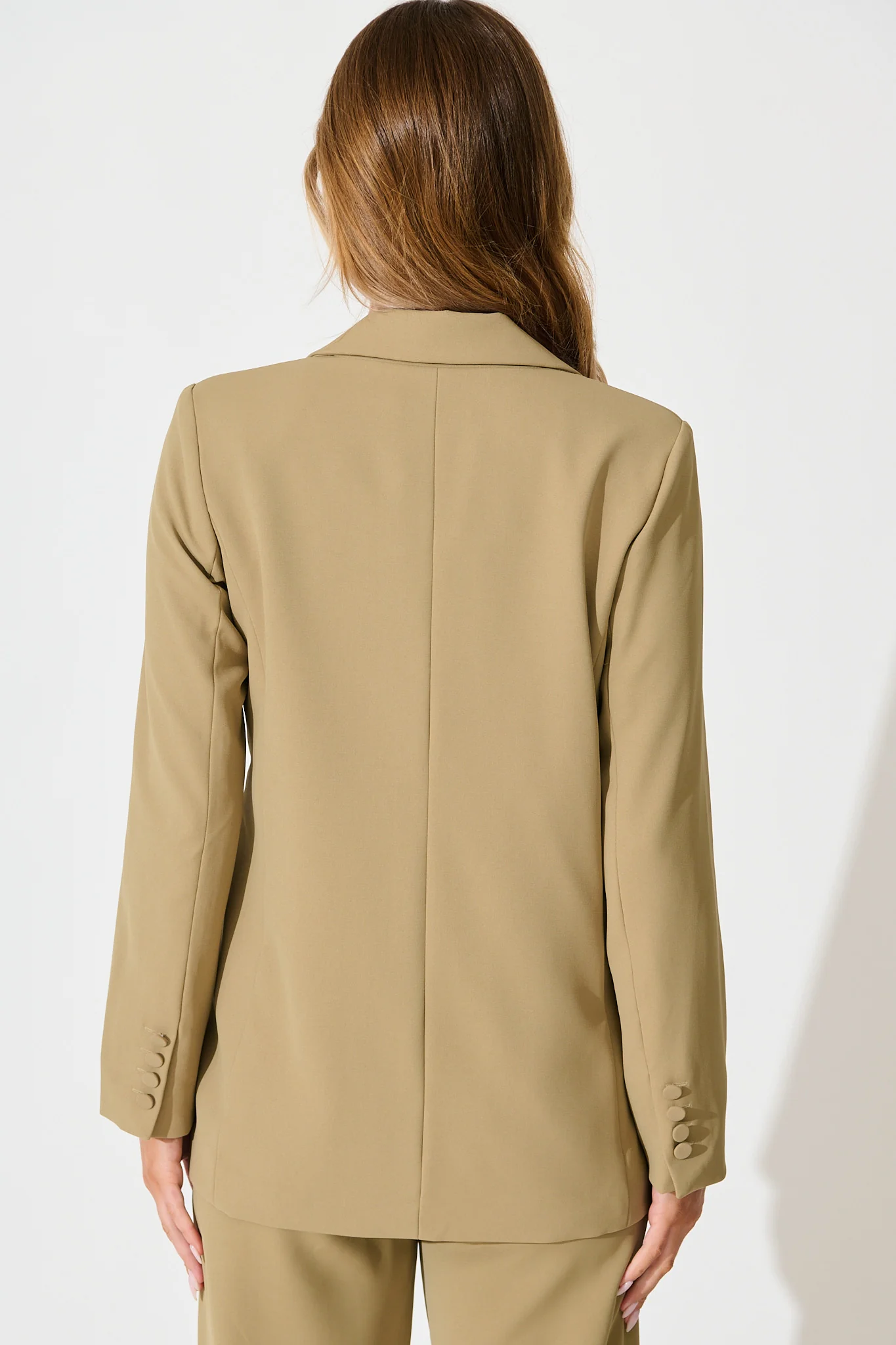 Ariana Blazer in Camel - Image 3