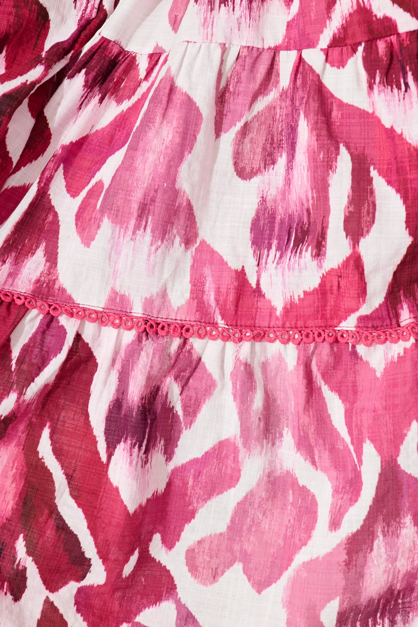 Art Of Attraction Dress in Wine with Pink Cotton Blend - Image 6