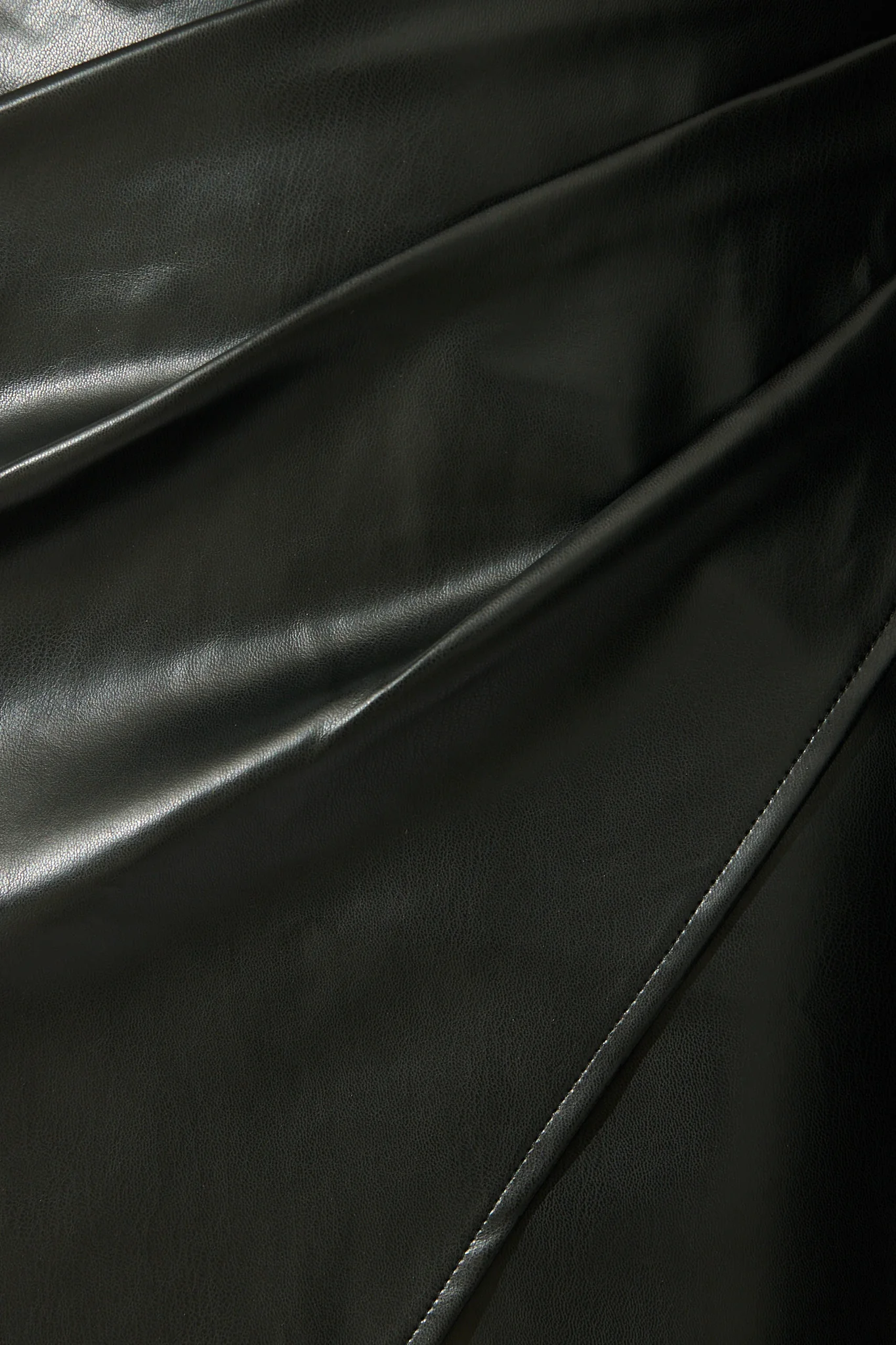 Ascend Leatherette Skirt in Black - Image 9