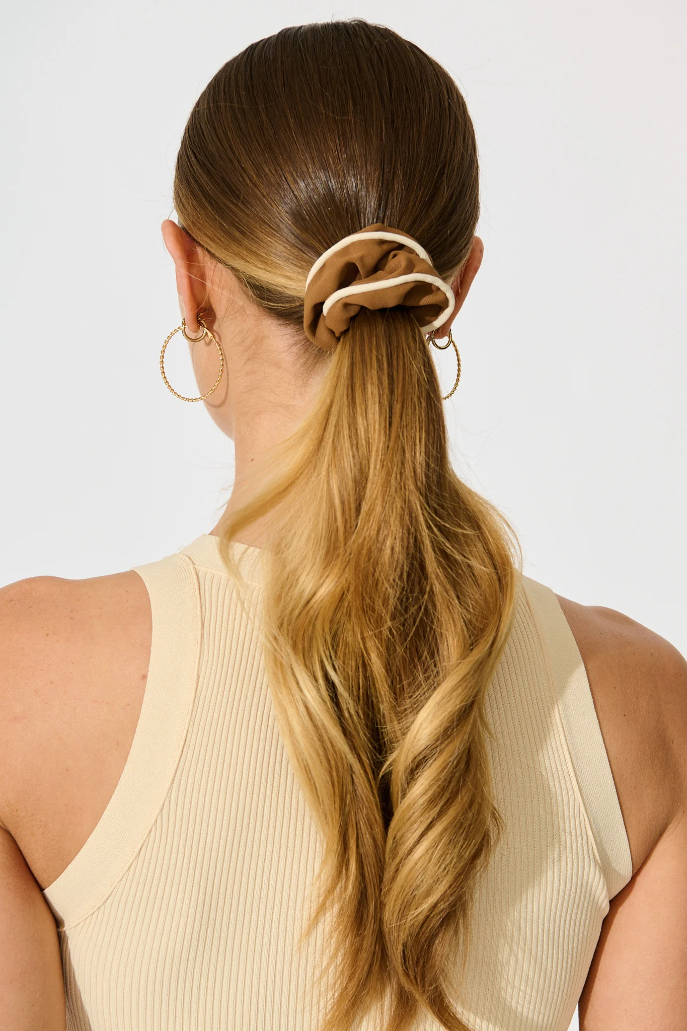 Ashley 3 Pack Scrunchie in Neutral Multi - Image 3