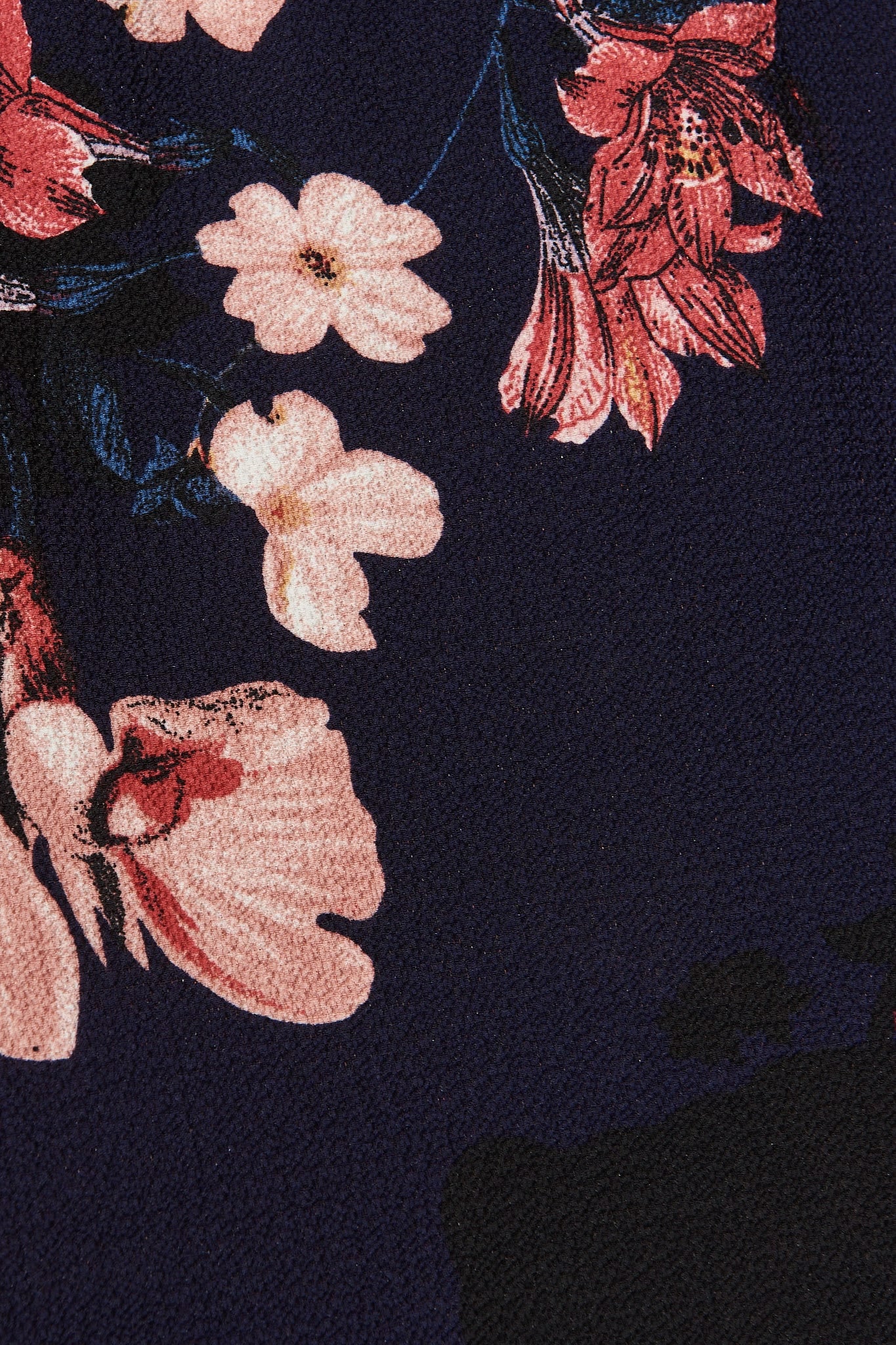 Ava Dress In Navy With Pink And Blush Floral - Image 10