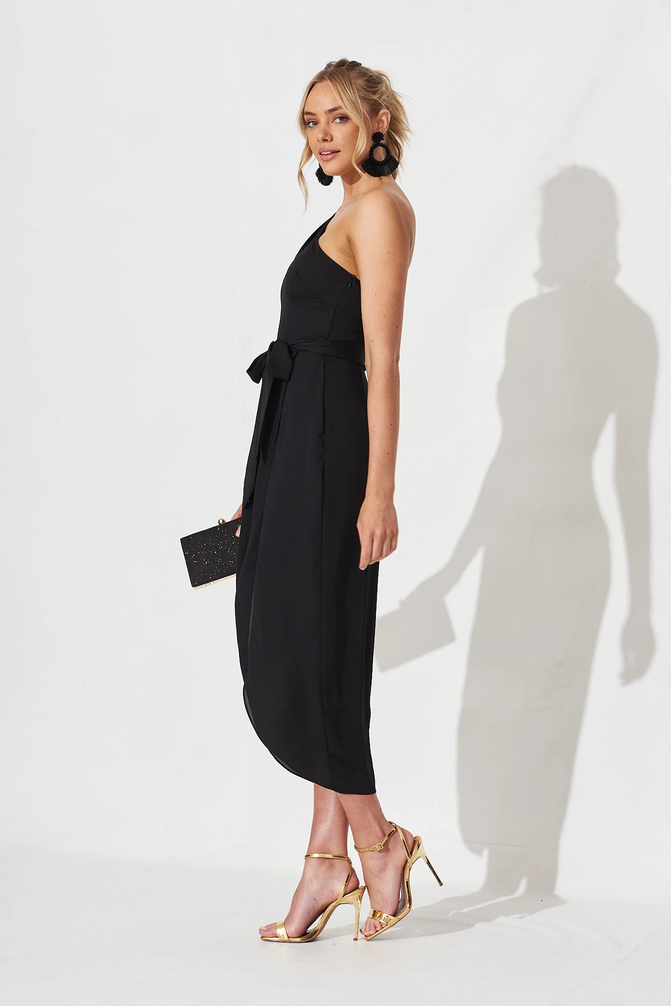 Aviana Dress In Black - Image 3