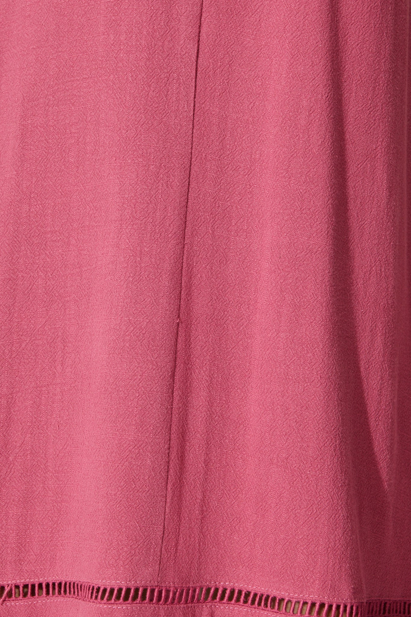 Avni Dress in Deep Rose Linen Blend - Image 6