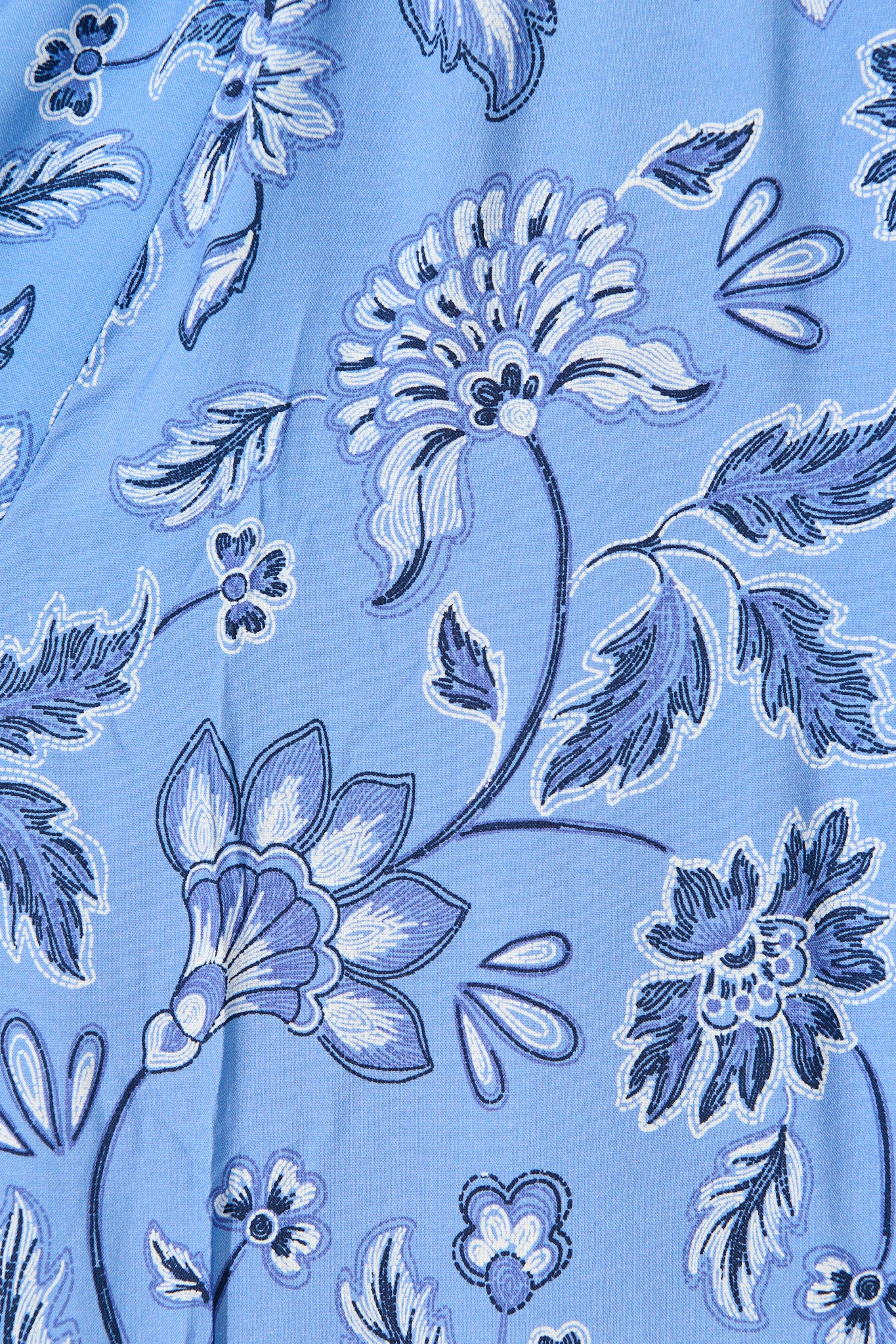 Beatrice Maxi Dress in Blue Floral - Image 6
