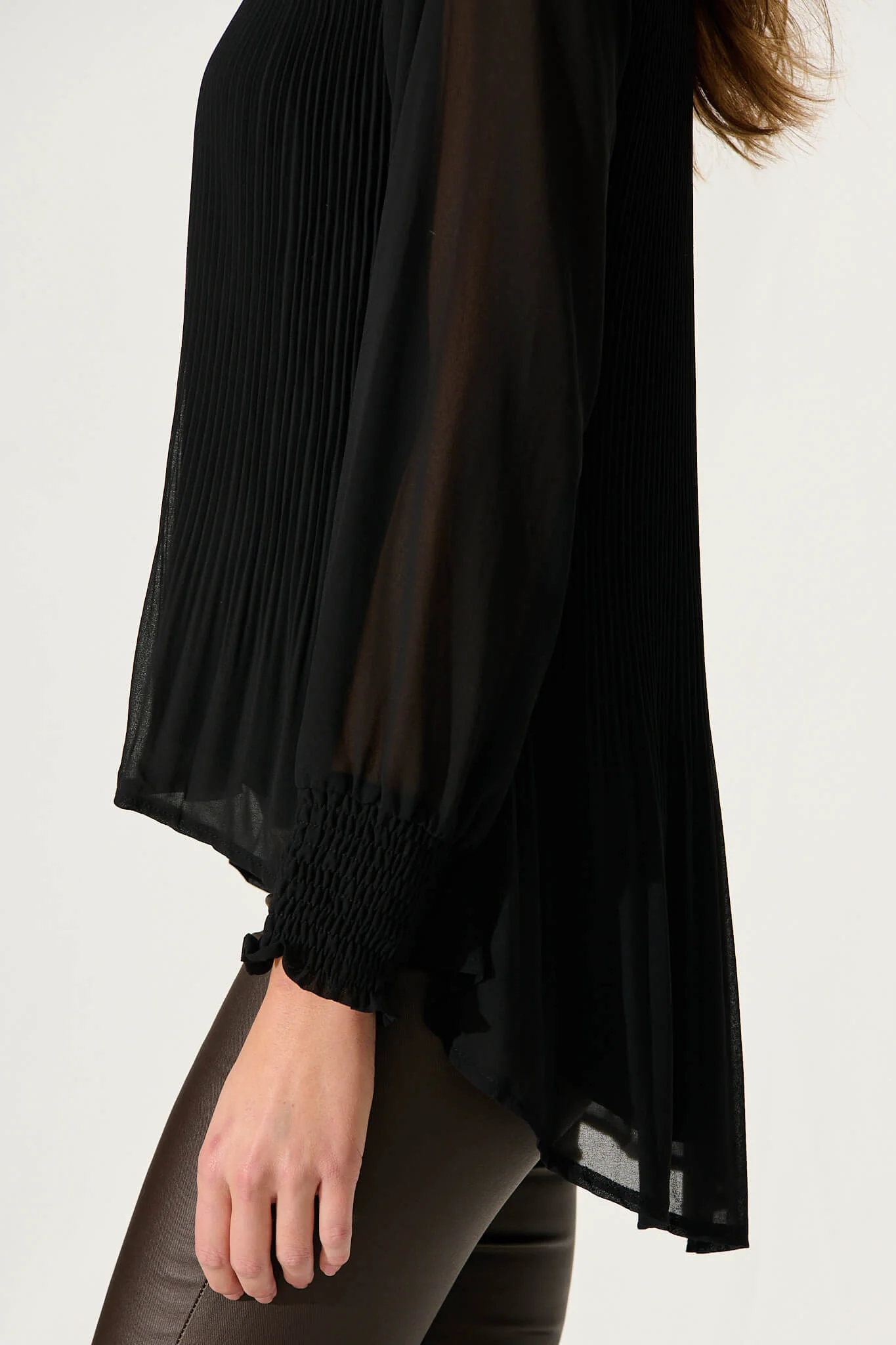 Beau Top In Black Chiffon - Image 5