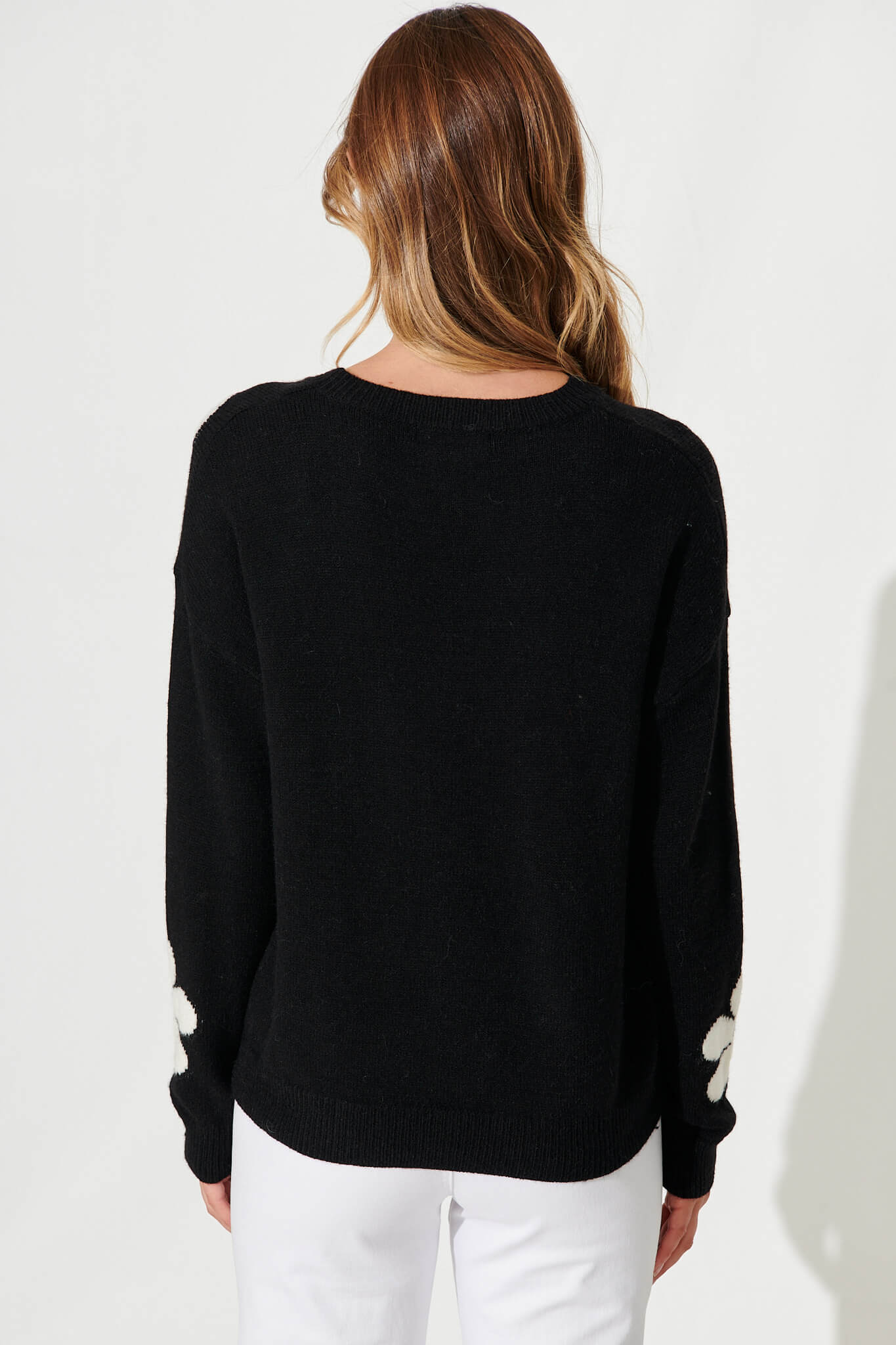 Belarus Knit In Black Wool Blend - Image 3
