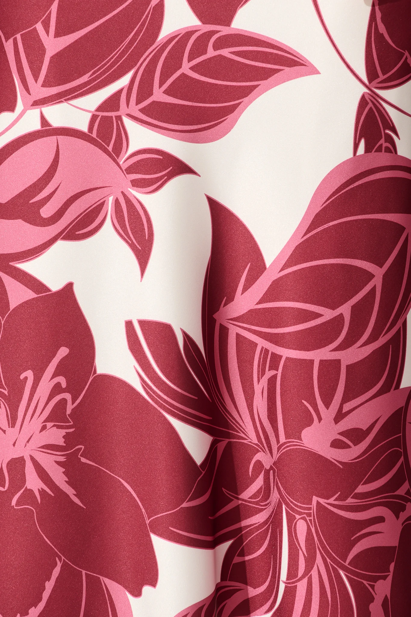 Bloom Aura Off Shoulder Maxi Dress in Red Floral - Image 10