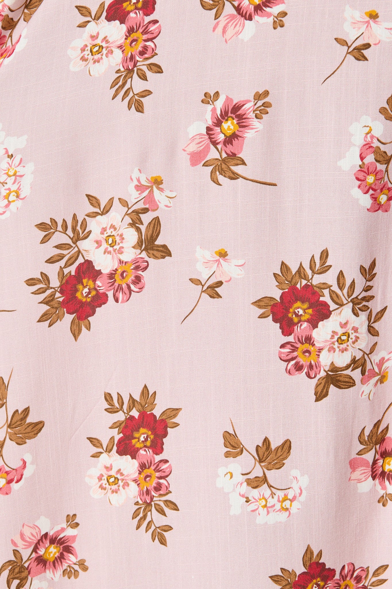 Blossom Kisses Maxi Shirt Dress in Pink and Blush Floral - Image 6