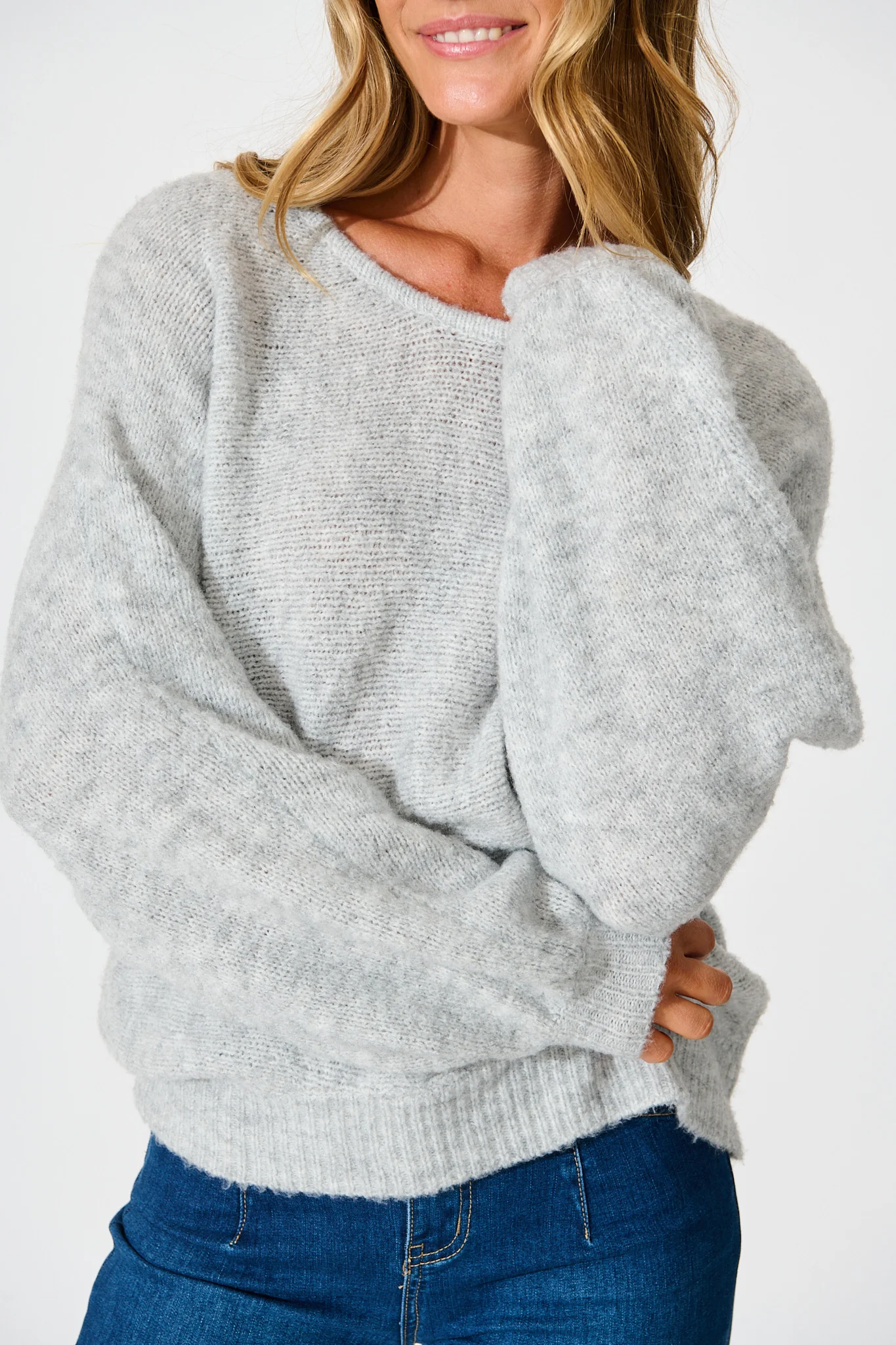Bree Knit in Grey Marle - Image 5