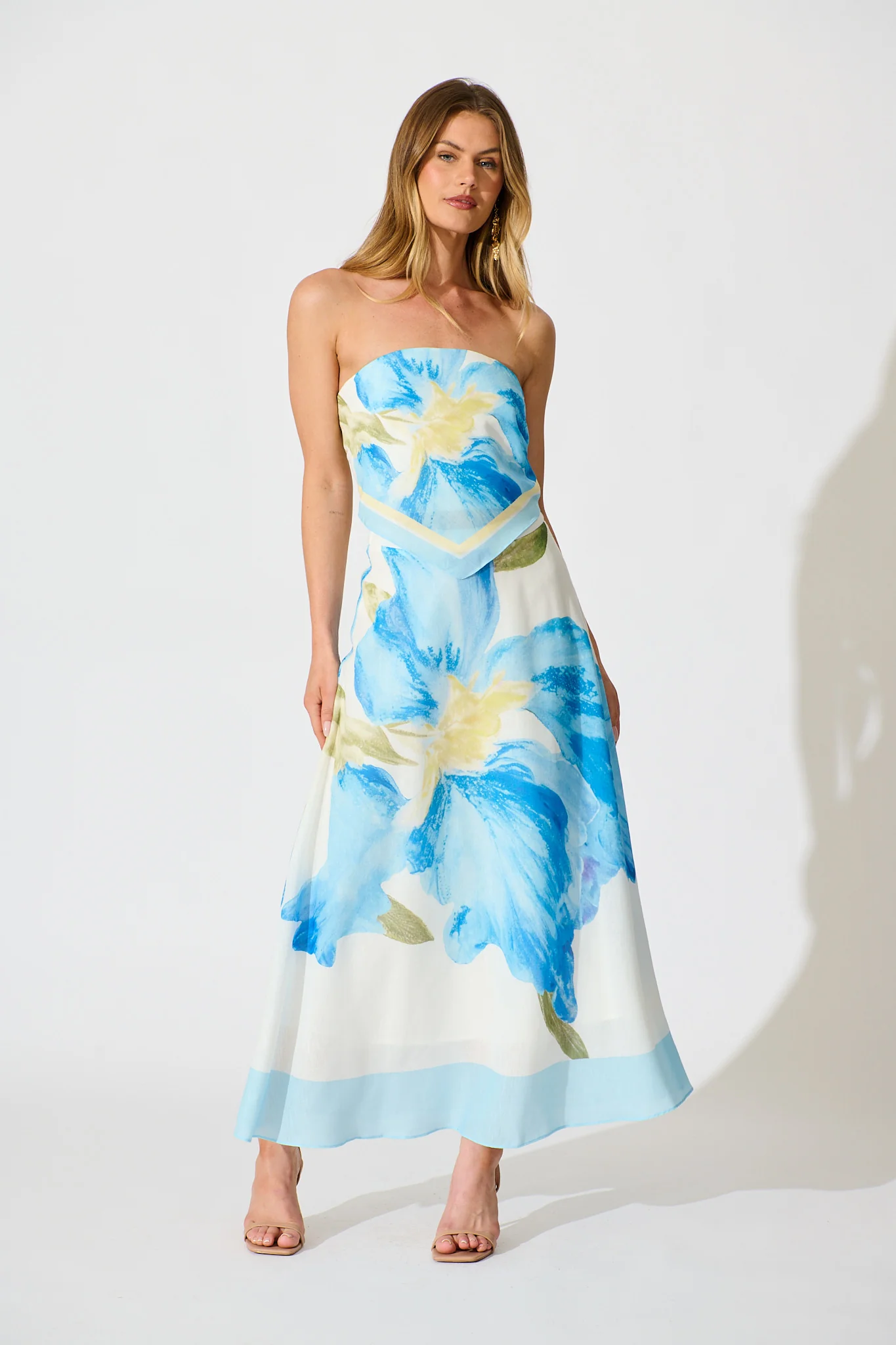 Caliana Top in Blue Floral - Image 8