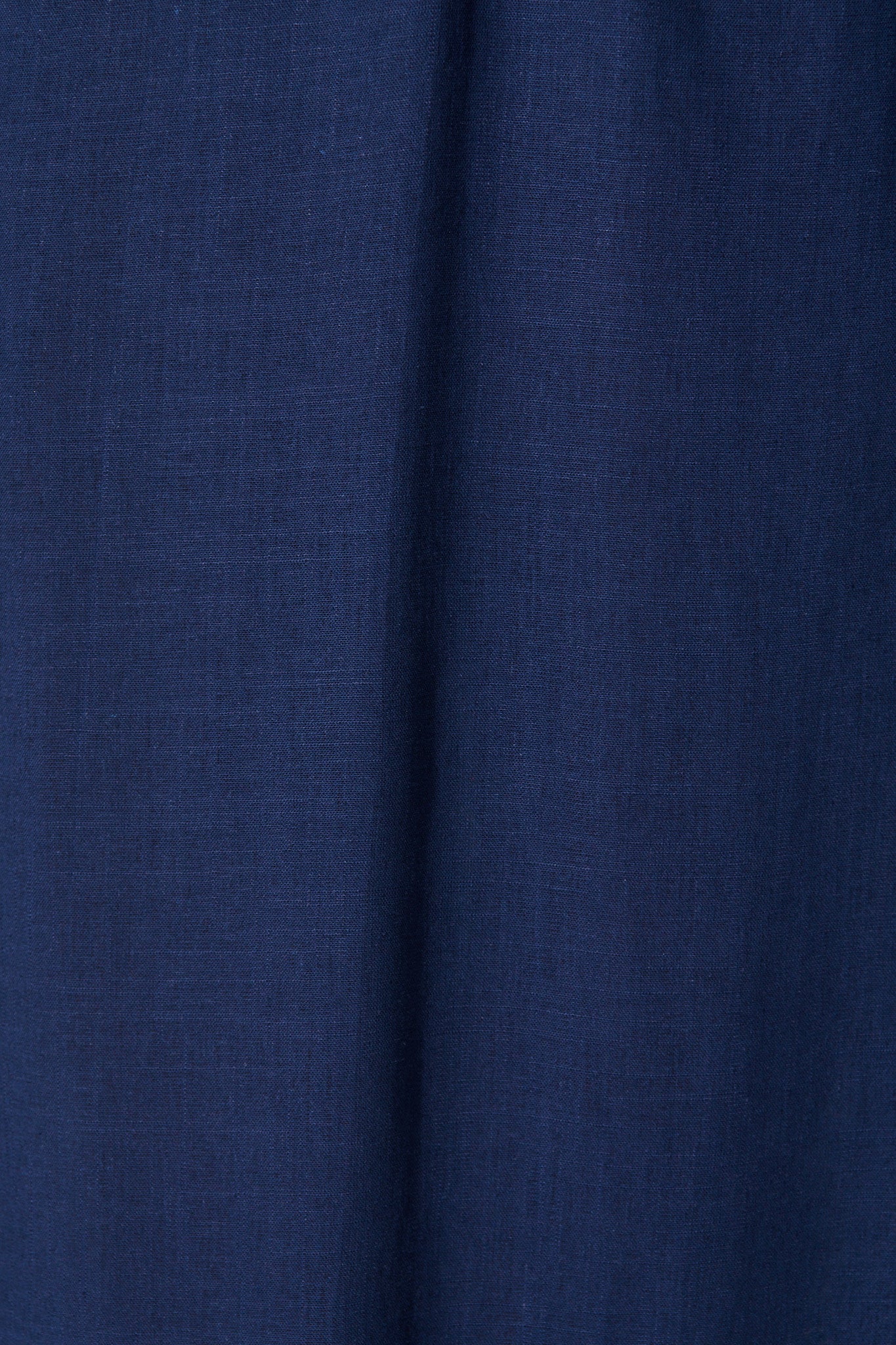 Calissa Midi Dress in Navy Linen Blend - Image 6