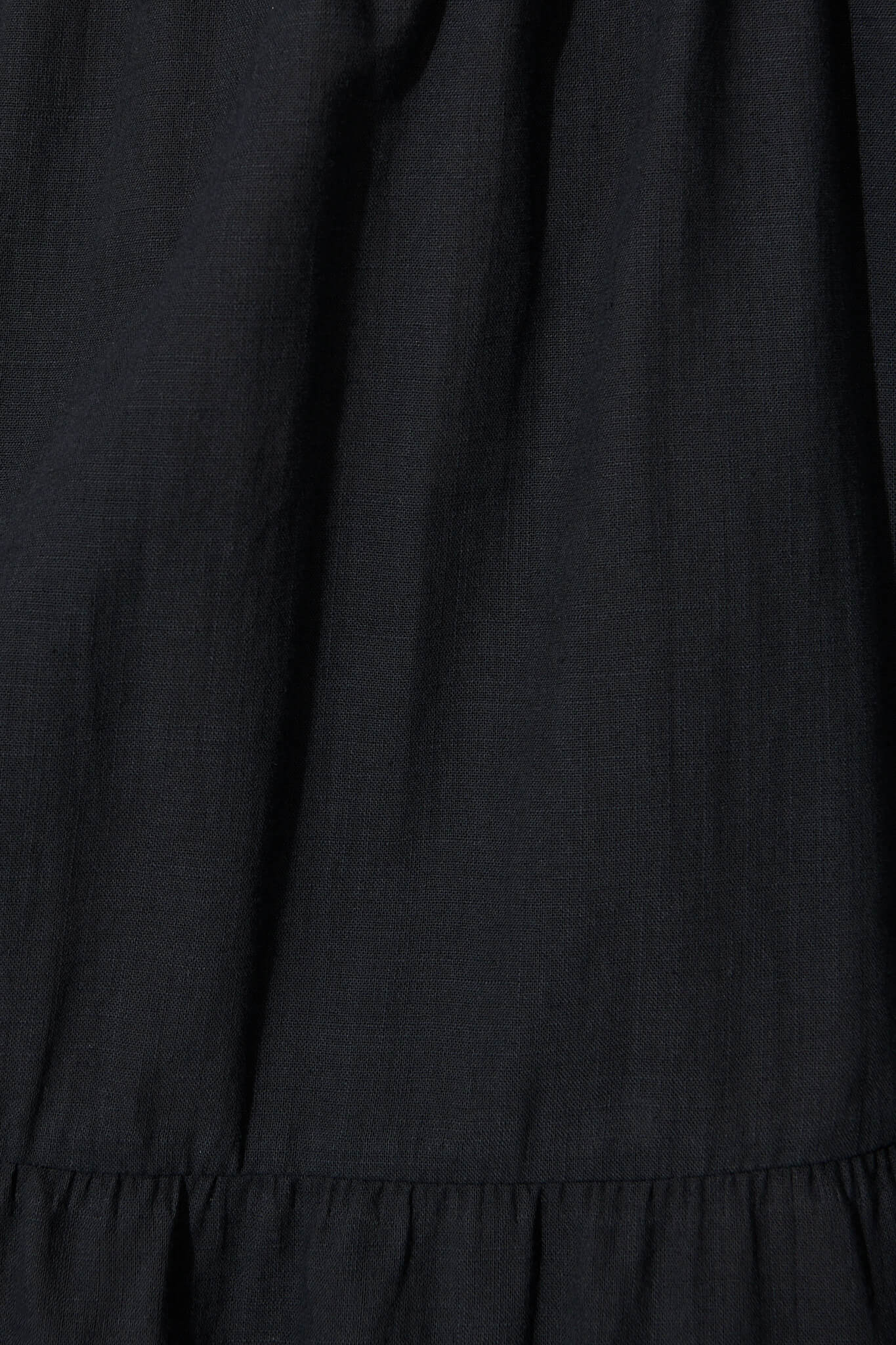Callie Midi Dress in Black Linen Blend - Image 6