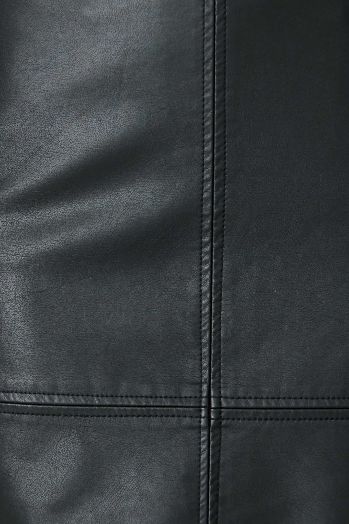 Carla Leatherette Skirt in Black - Image 6