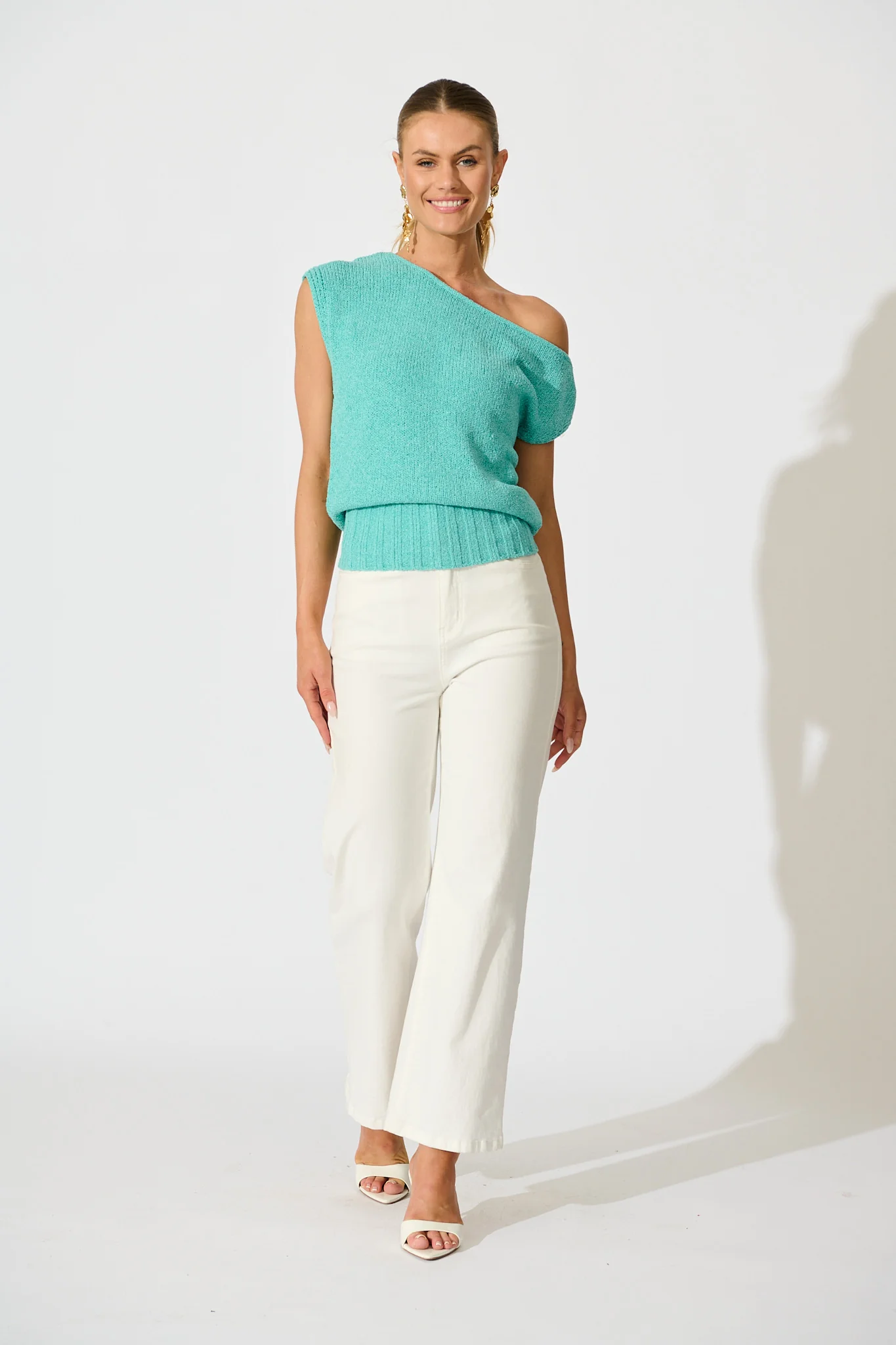 Celeste Knit Top in Jade - Image 4
