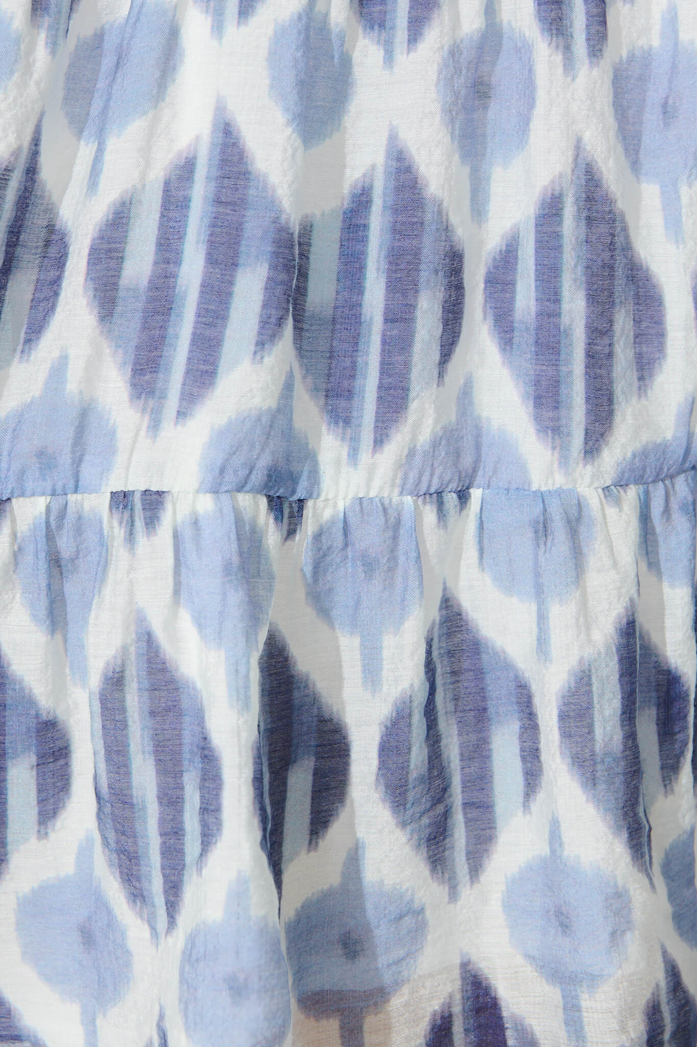 Charlita Dress in Blue and Navy Print - Image 6