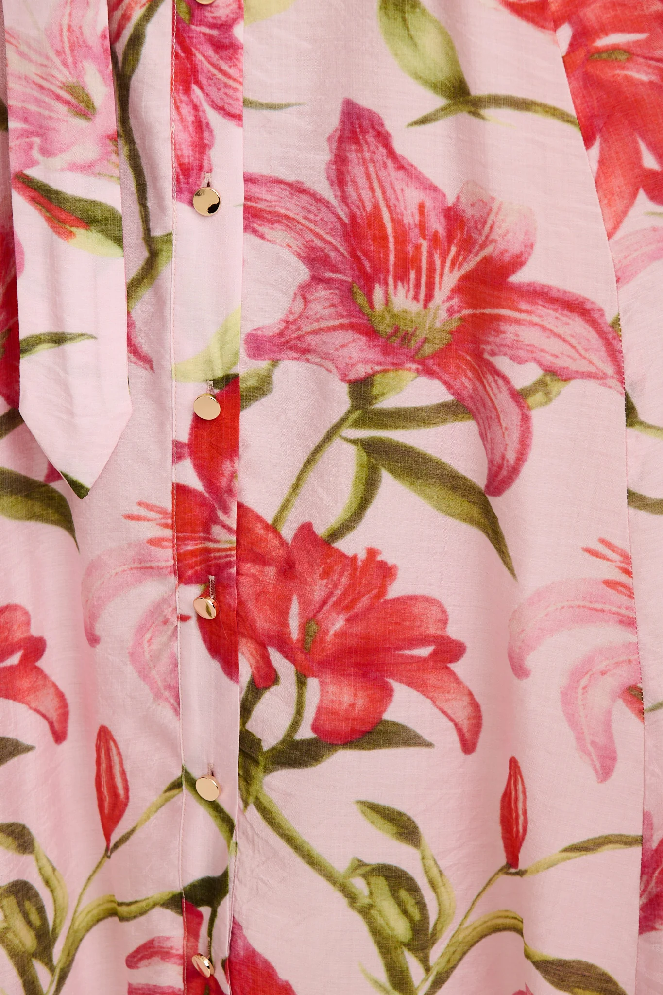 Cosmic Energy Midi Dress in Blush with Pink Floral - Image 6