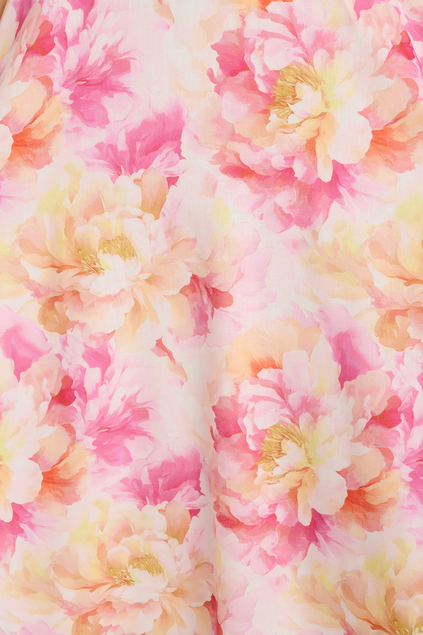 Countess Maxi Dress in Pink Floral Linen Blend - Image 10