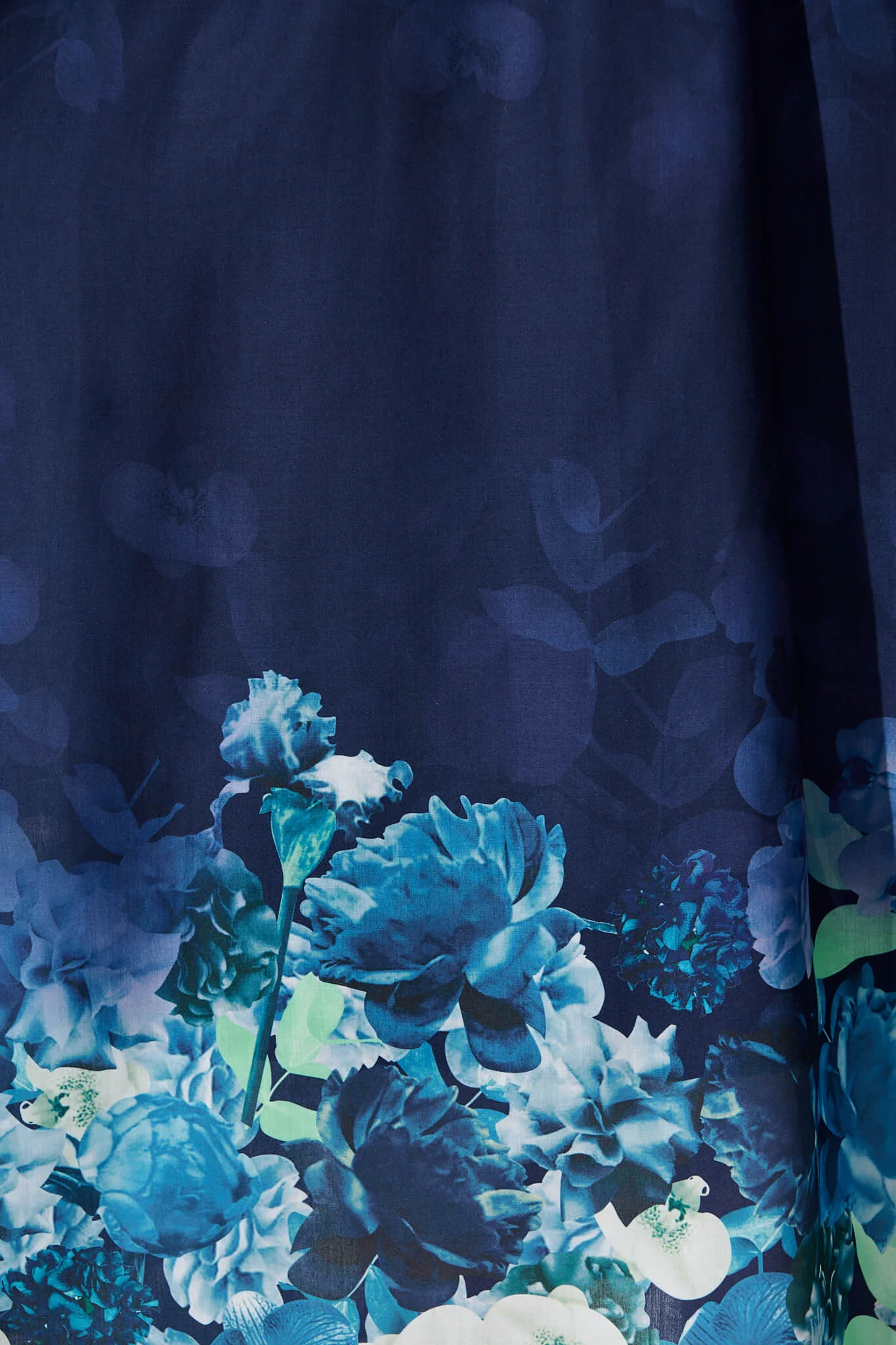 Divine Maxi Dress In Navy With Sage Multi Floral Print - Image 10
