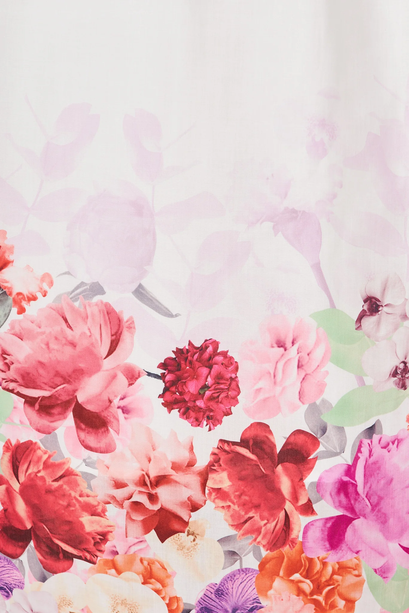 Divine Maxi Dress In White With Pink Multi Floral Print - Image 13