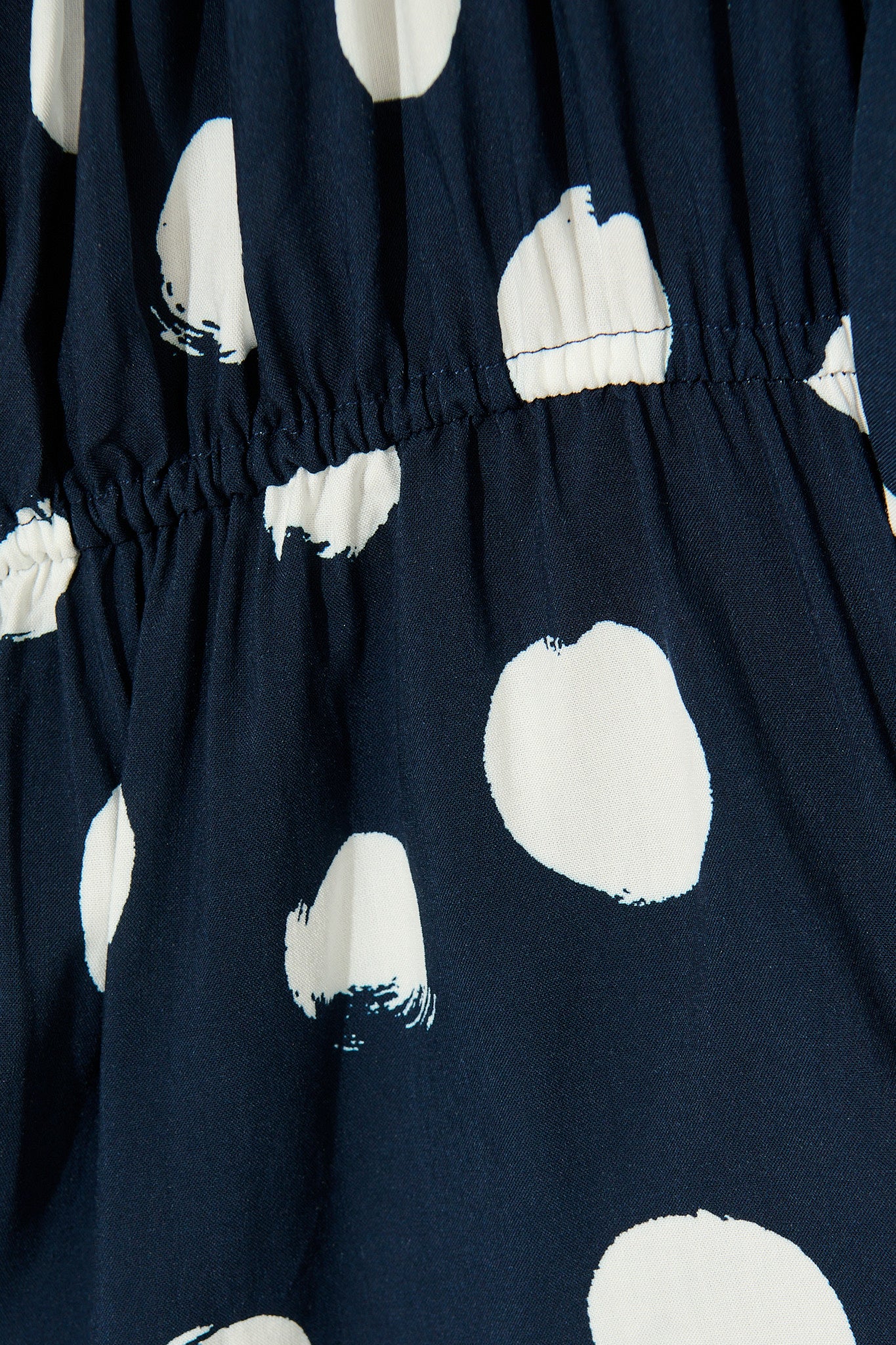 Dotted Rhythm Top in Navy with White Spot - Image 6