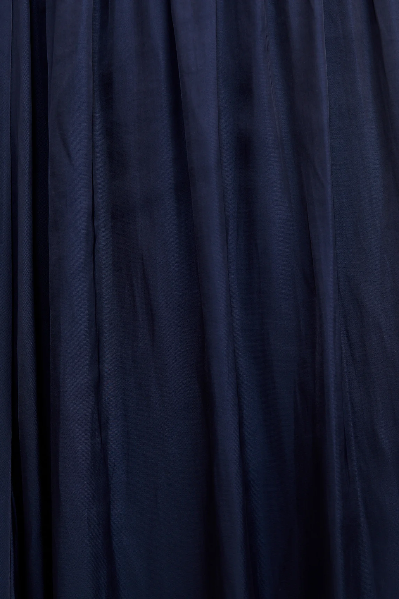 Dream Luxe Maxi Skirt in Navy Satin - Image 7