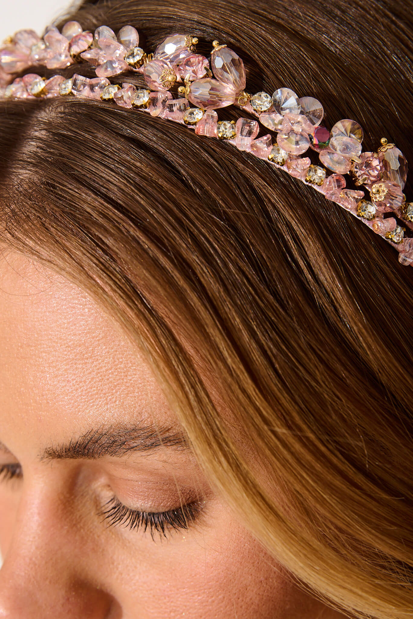 Echo Headband In Blush - Image 7