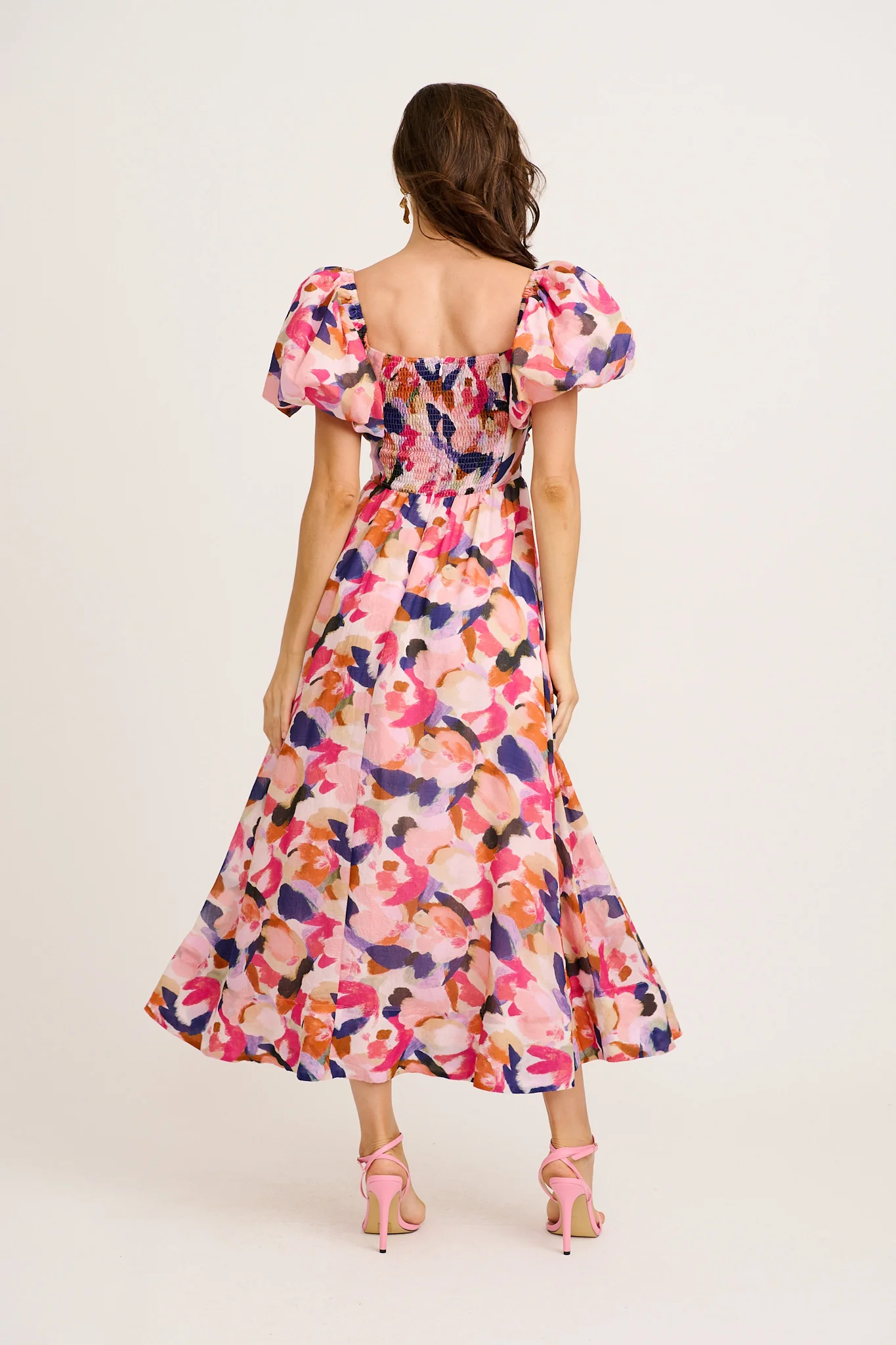 Effortless Luxe Maxi Dress in Multi Print - Image 9