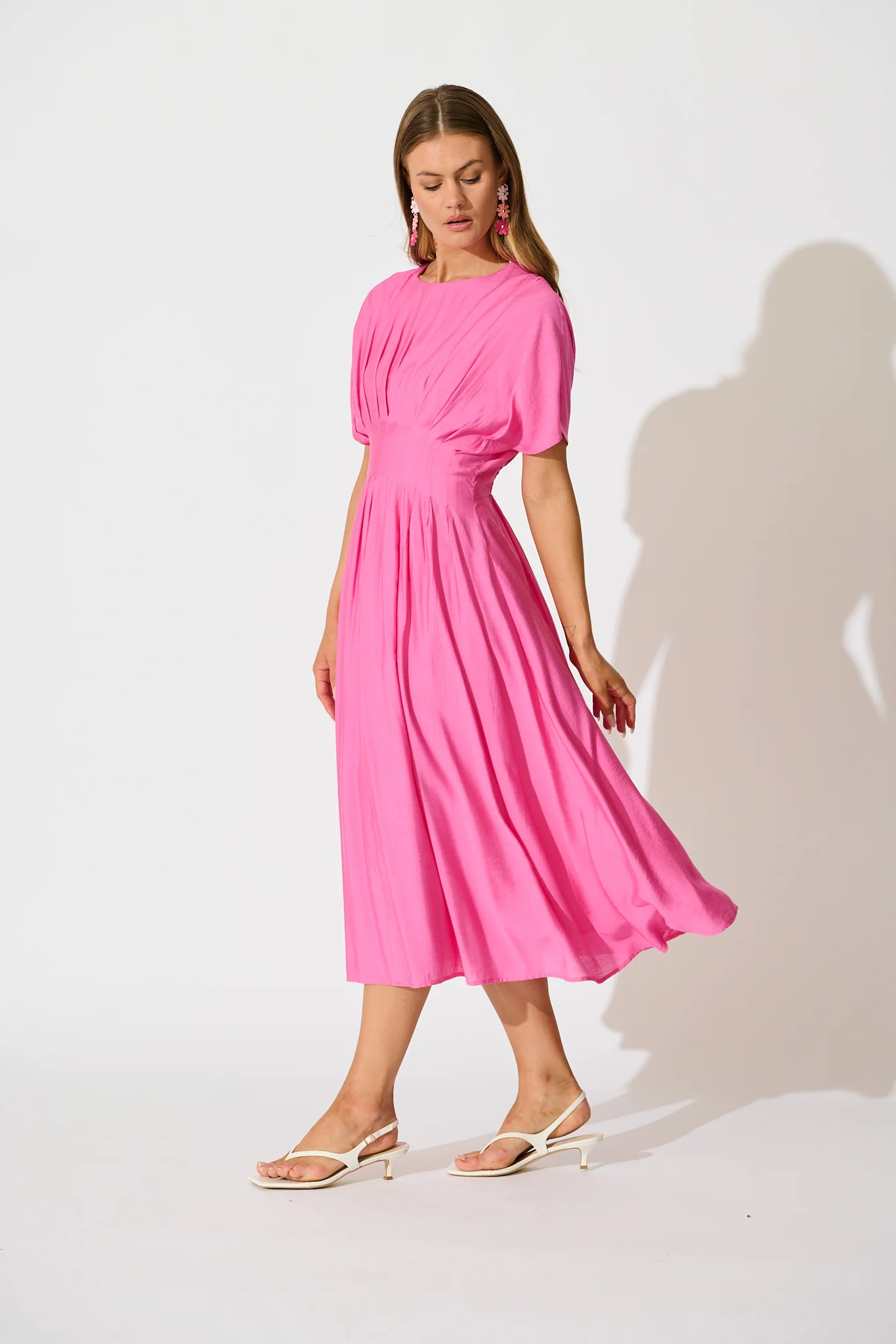 Elegance Echo Maxi Dress in Pink - Image 3