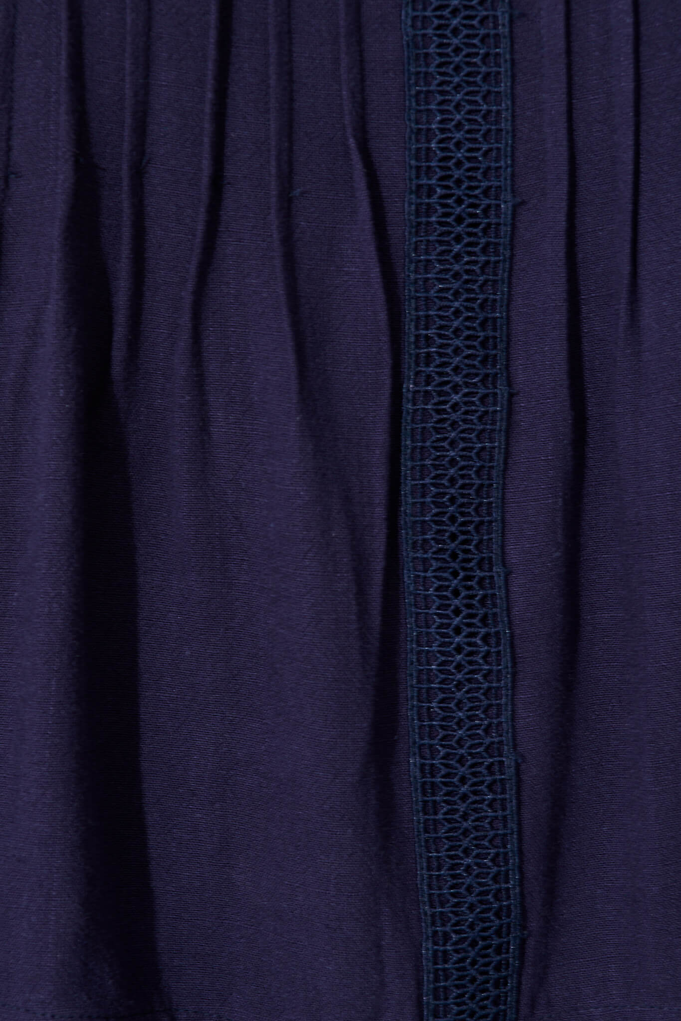 Elin Cami Top in Navy Linen Blend - Image 6