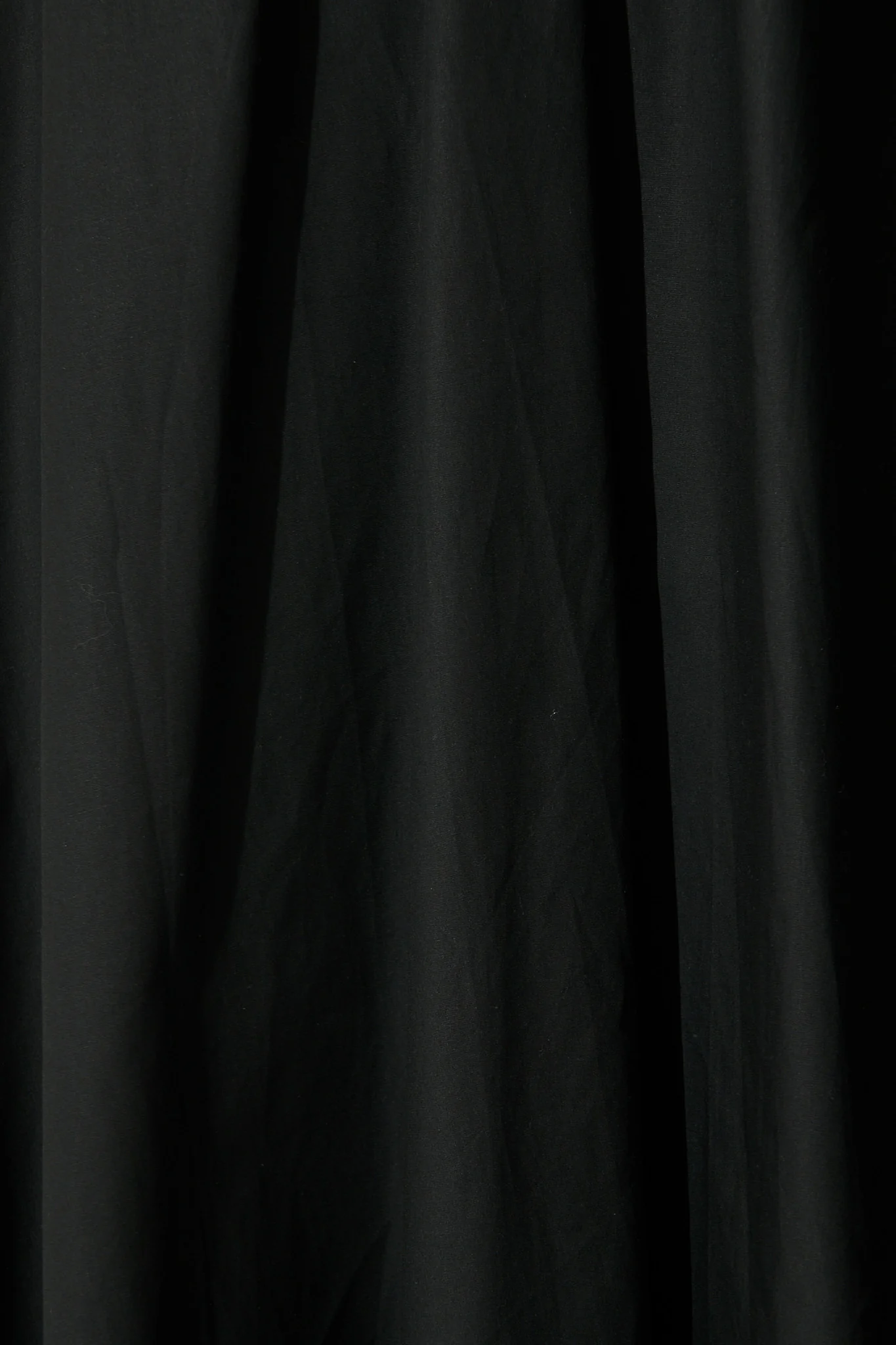 Elusia Oversized Maxi Dress in Black Cotton - Image 6