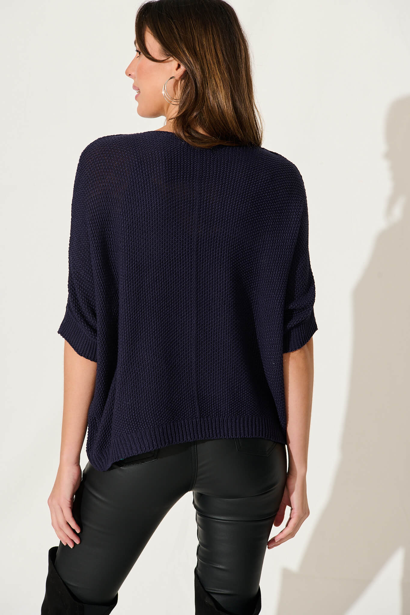 Emily Knit In Navy - Image 3