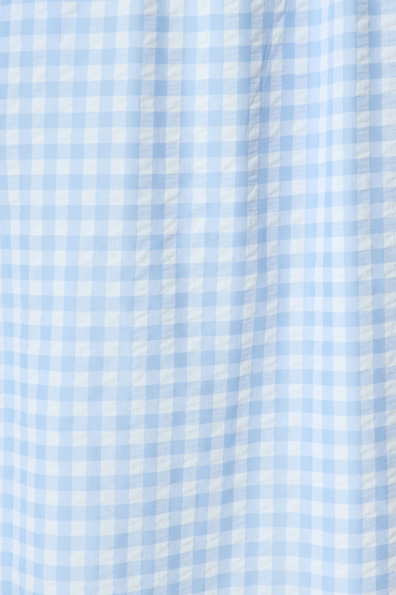Emmy Maxi Sundress In Blue Gingham Cotton Blend - Image 6