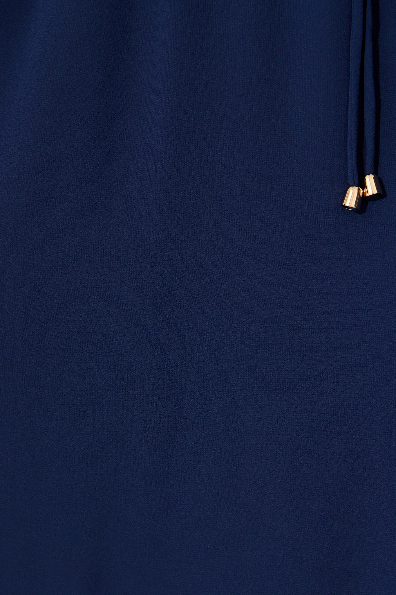 Executive Ease Maxi Dress in Navy Chiffon - Image 6