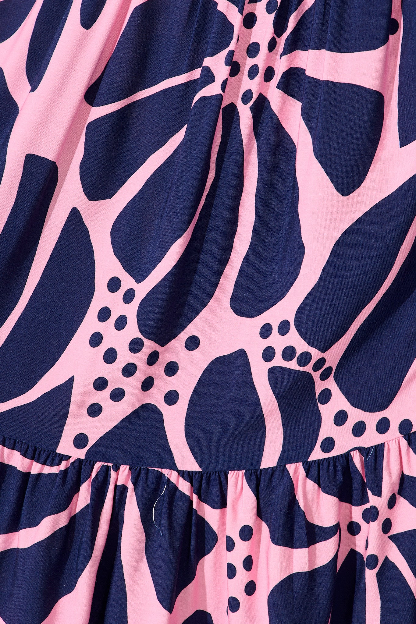 Felicia Shirt Dress In Pink And Navy Floral - Image 5