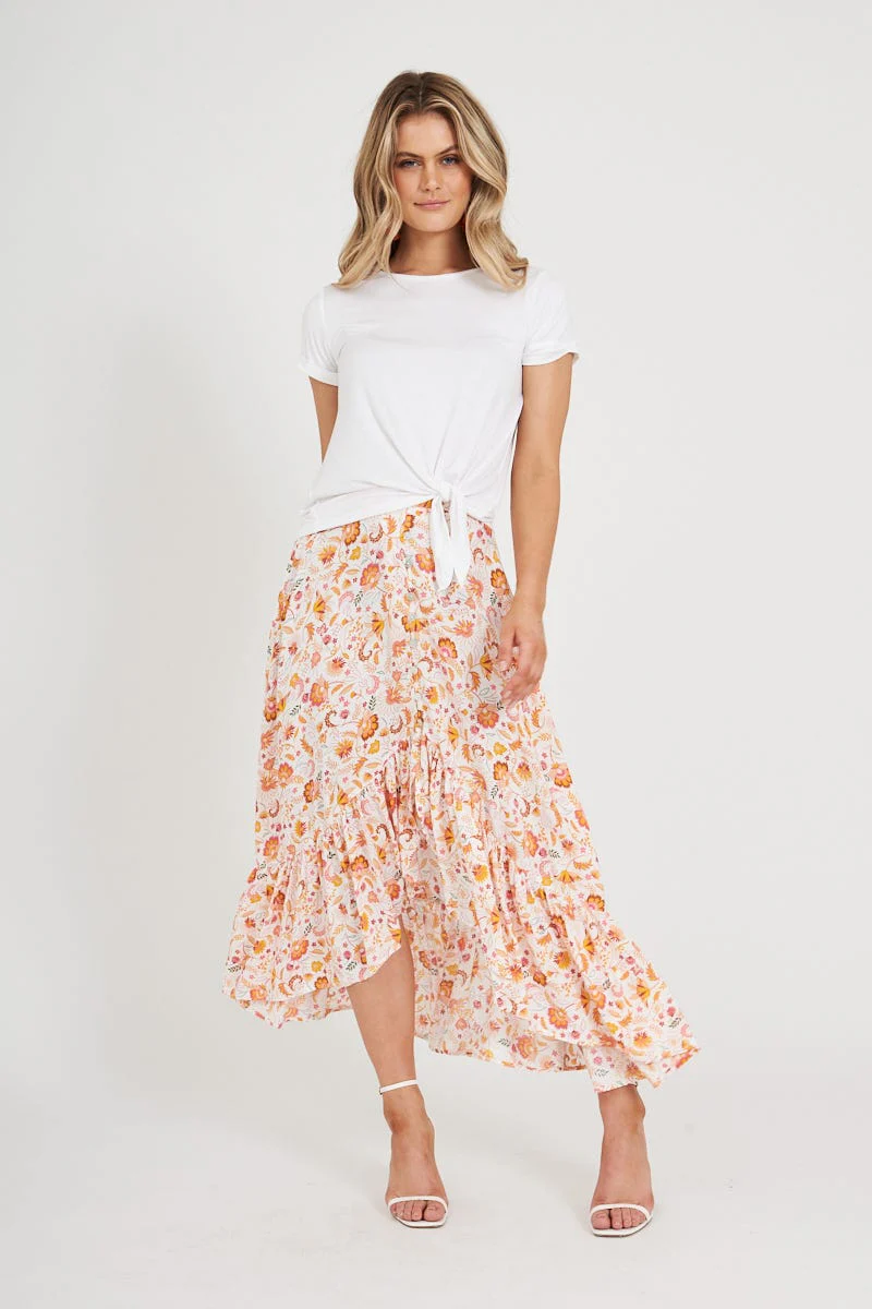Feyteh T Shirt in White - Image 3