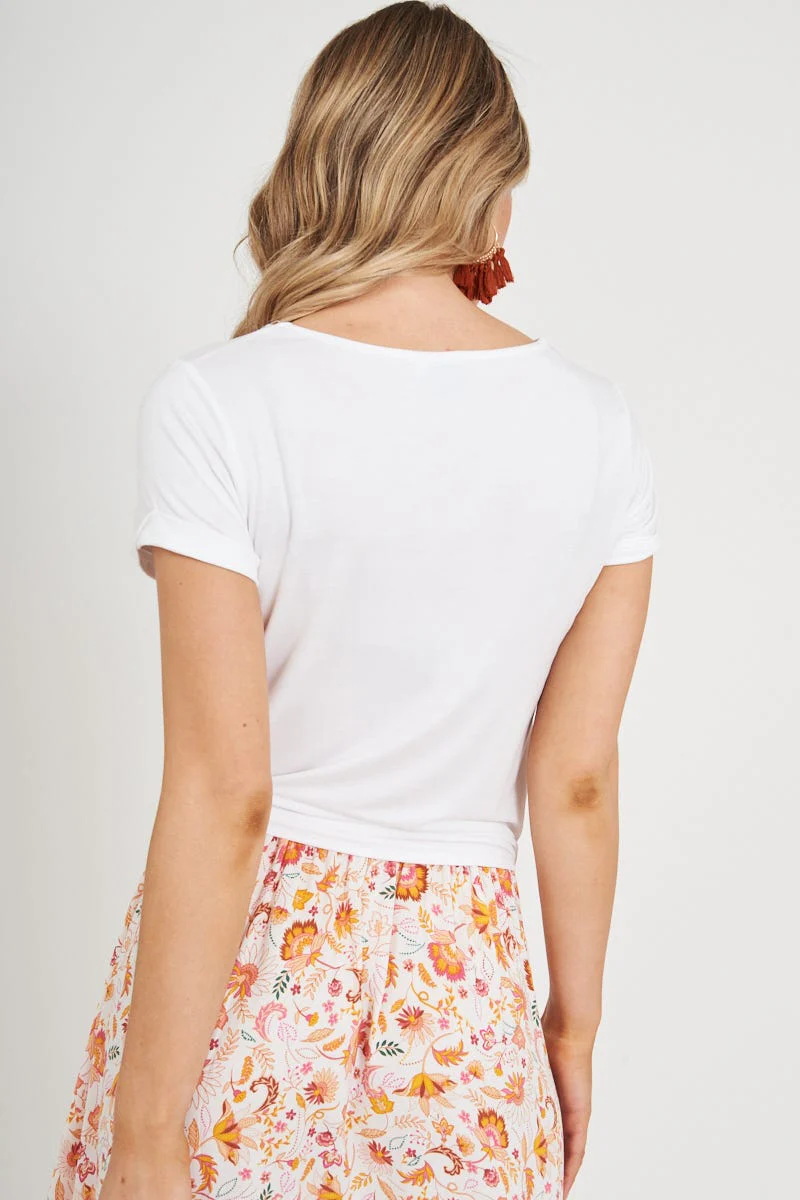 Feyteh T Shirt in White - Image 5