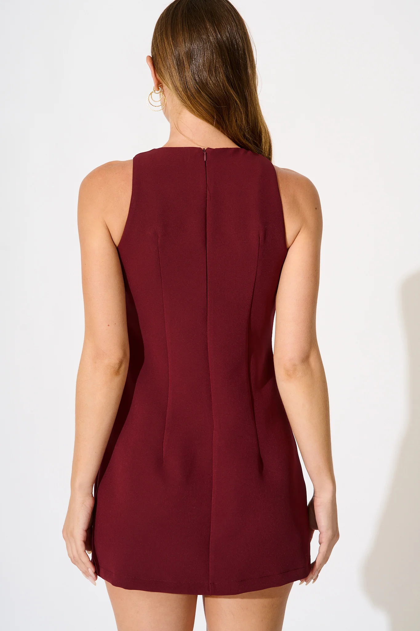 Fleur Amour Dress in Wine - Image 4