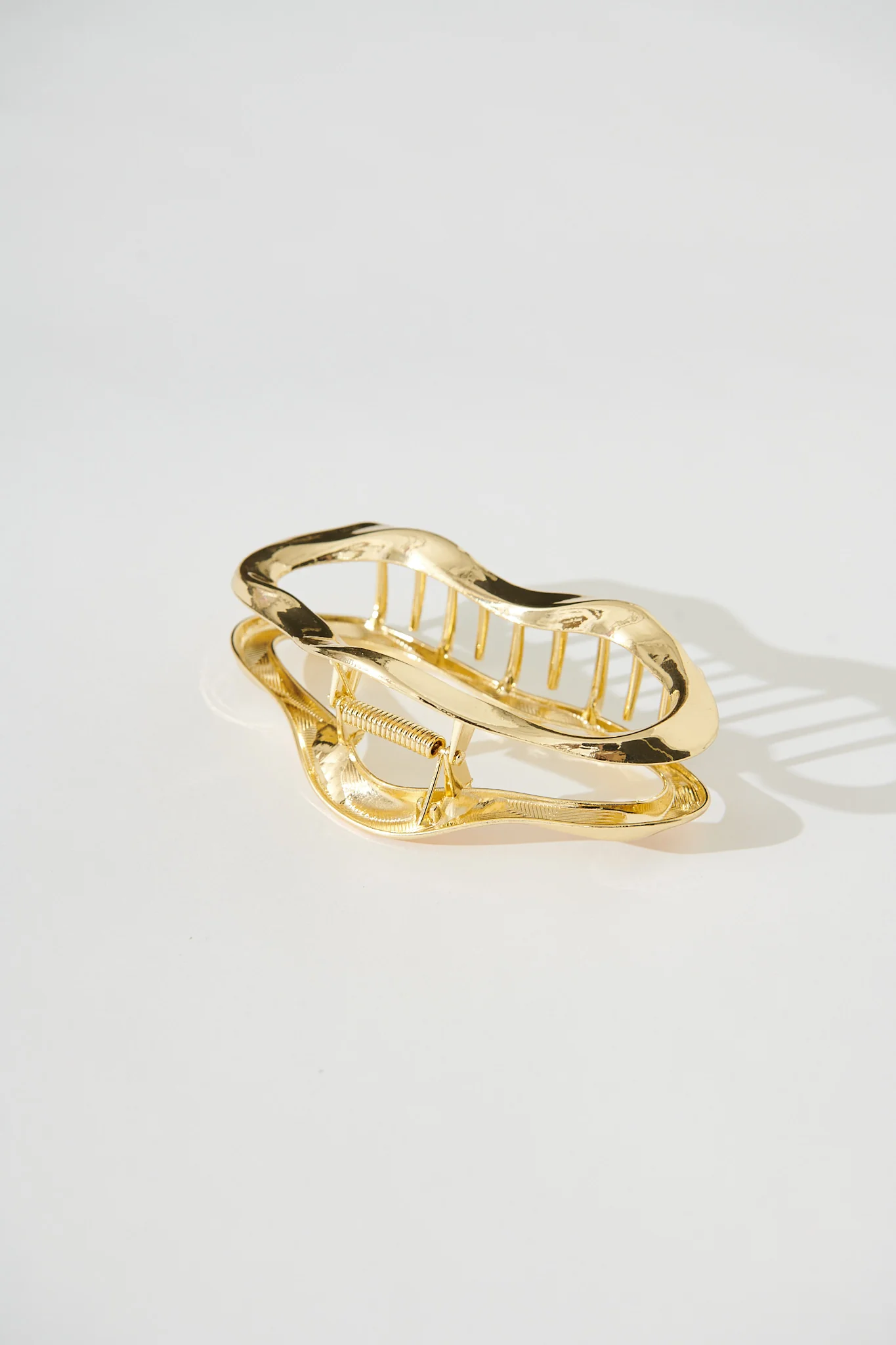 Forever Metal Hair Claw In Gold - Image 3
