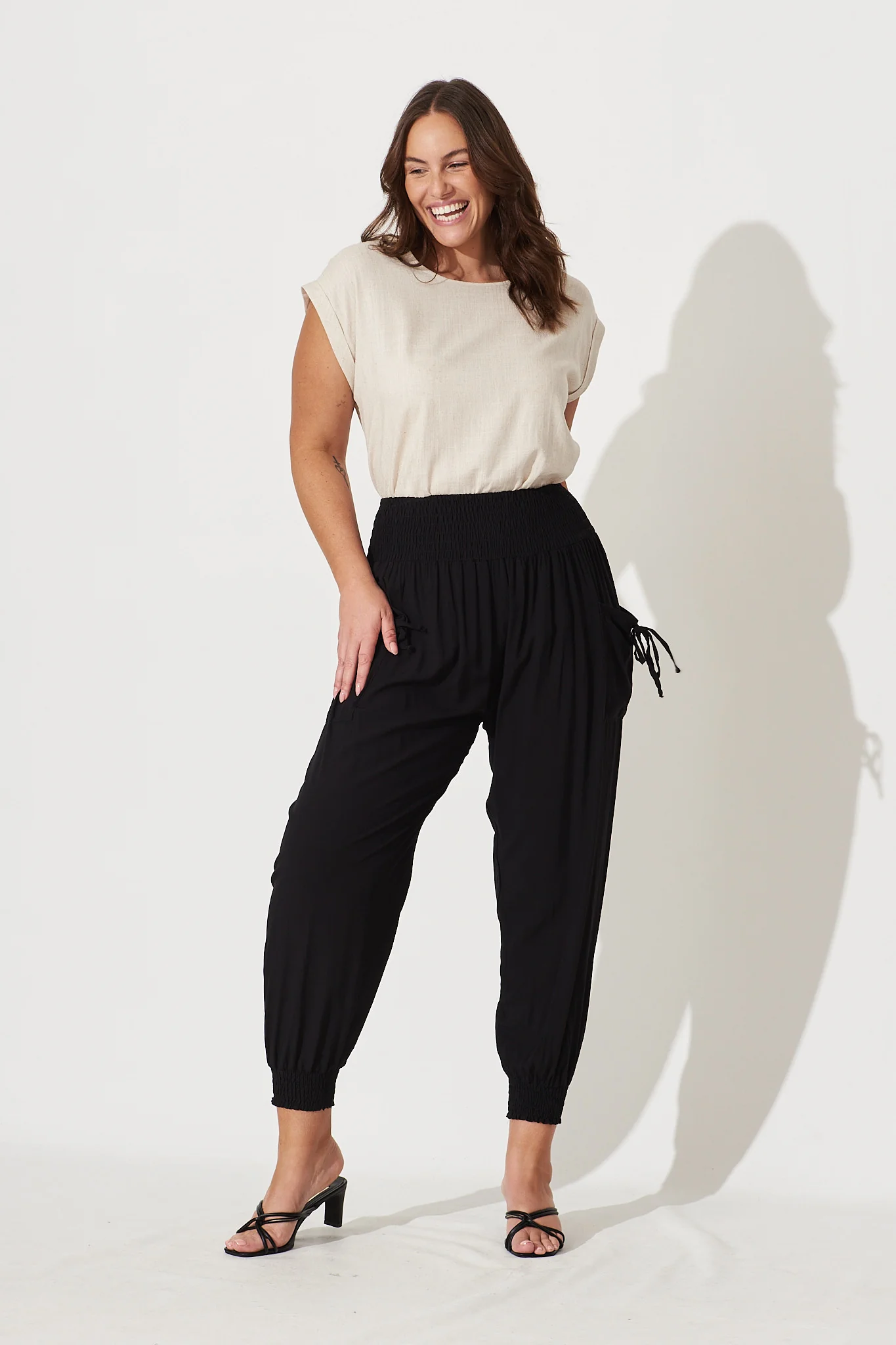 Gabby Lounge Pants In Black - Image 7