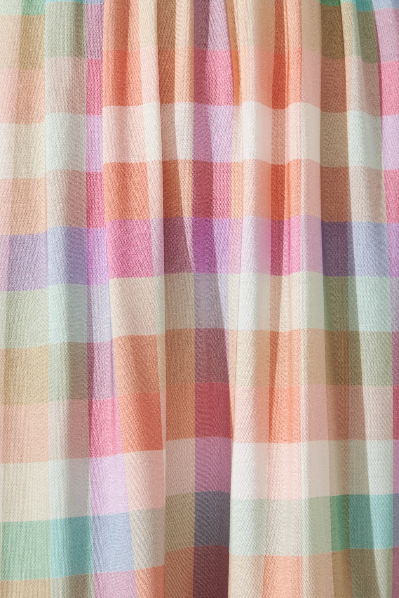 Glorya Midi Dress In Multi Check Gingham - Image 6