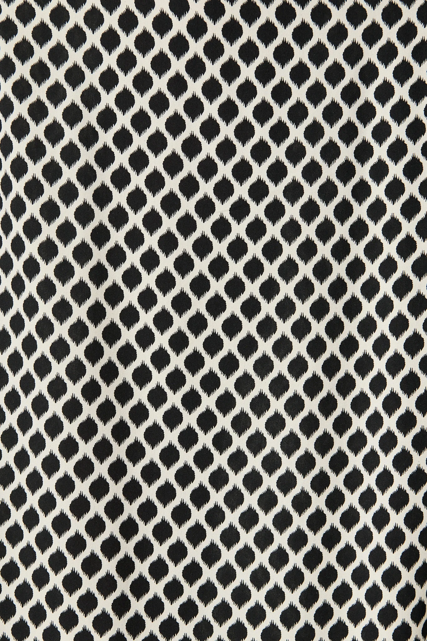 Goldie Wide Leg Pant in Black and Cream Geometric Print - Image 6