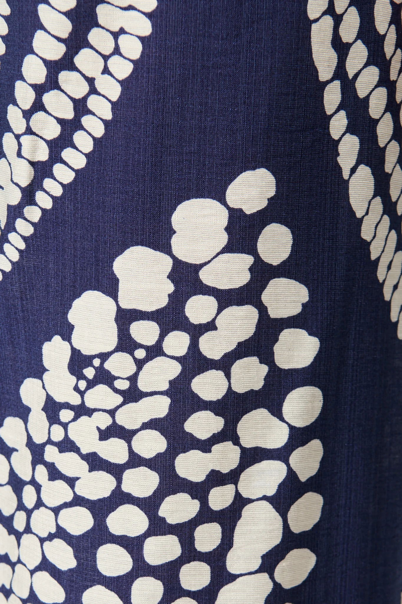 Harper Pant in Navy with White Print - Image 6