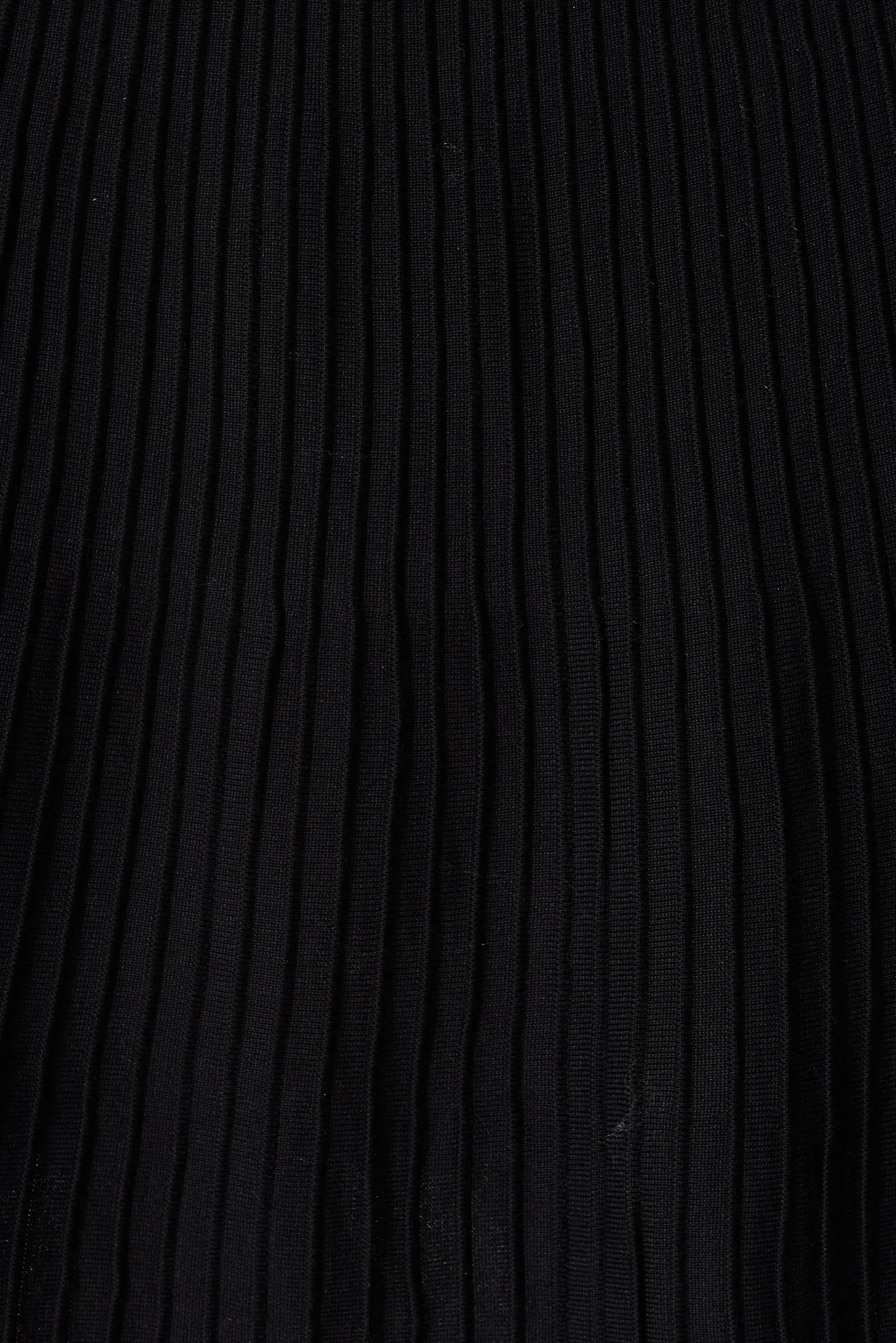 Honeycup Knit Skirt In Black Cotton Blend - Image 9