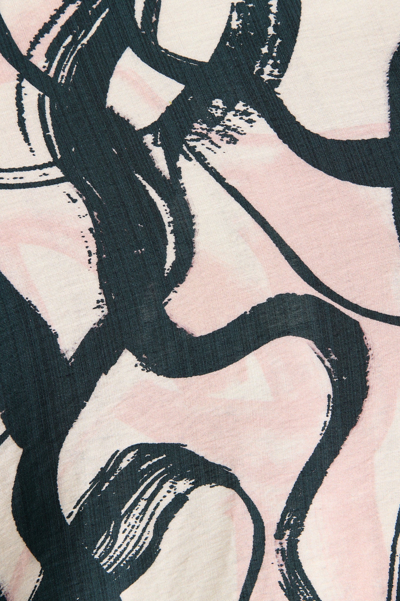 Impulse Midi Shirt Dress in Cream Multi Print - Image 6